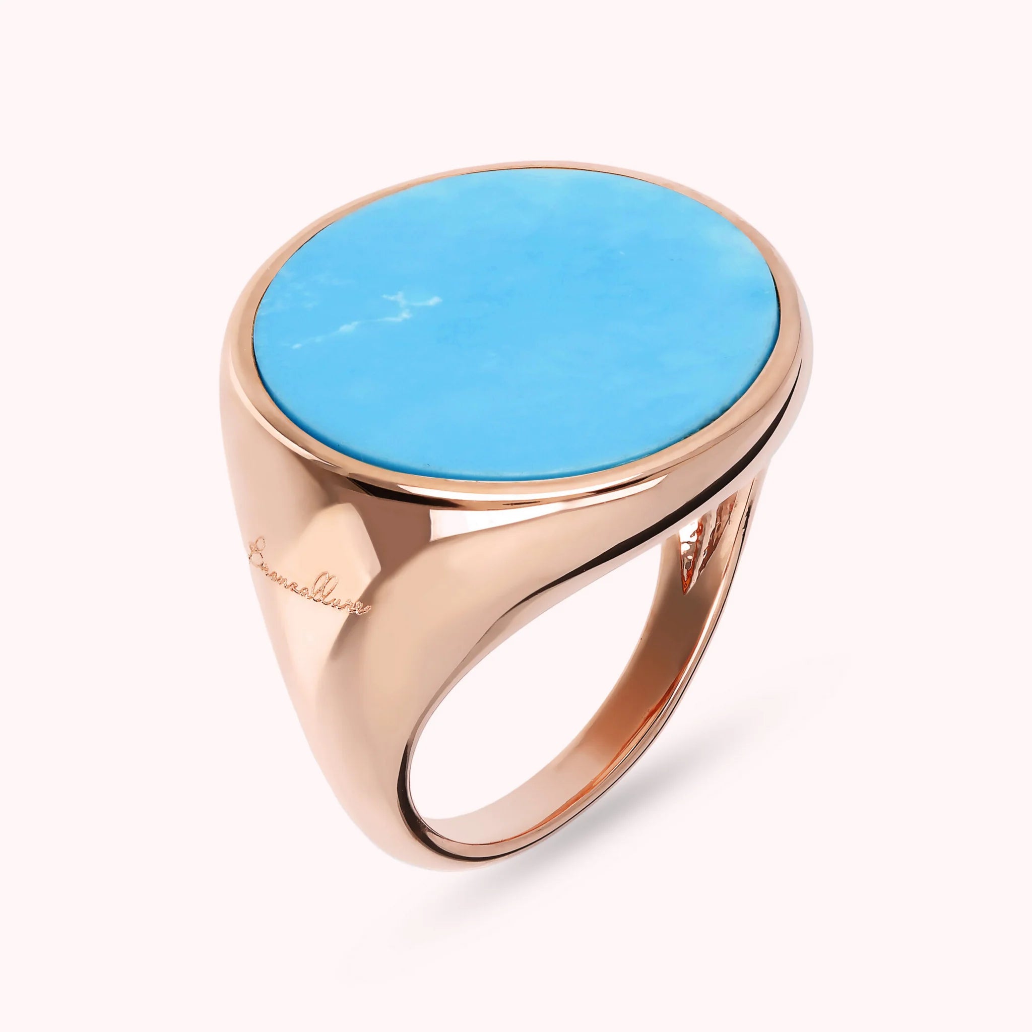 Natural Stone Chevalier Ring
