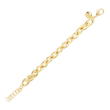 Golden Marquise Chain Maxi Link Bracelet