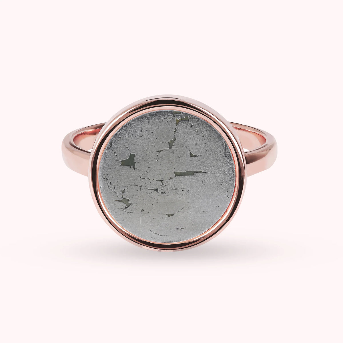 Cocktail Ring with Round Natural Stone