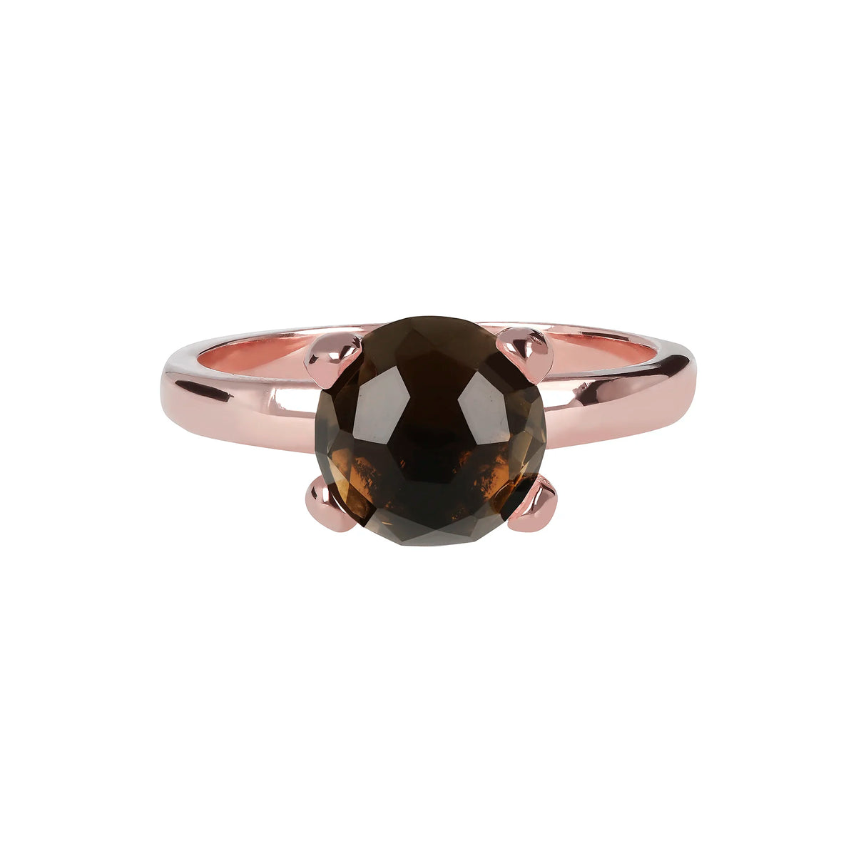 Anello Cocktail Piccolo con Pietra Naturale Tonda