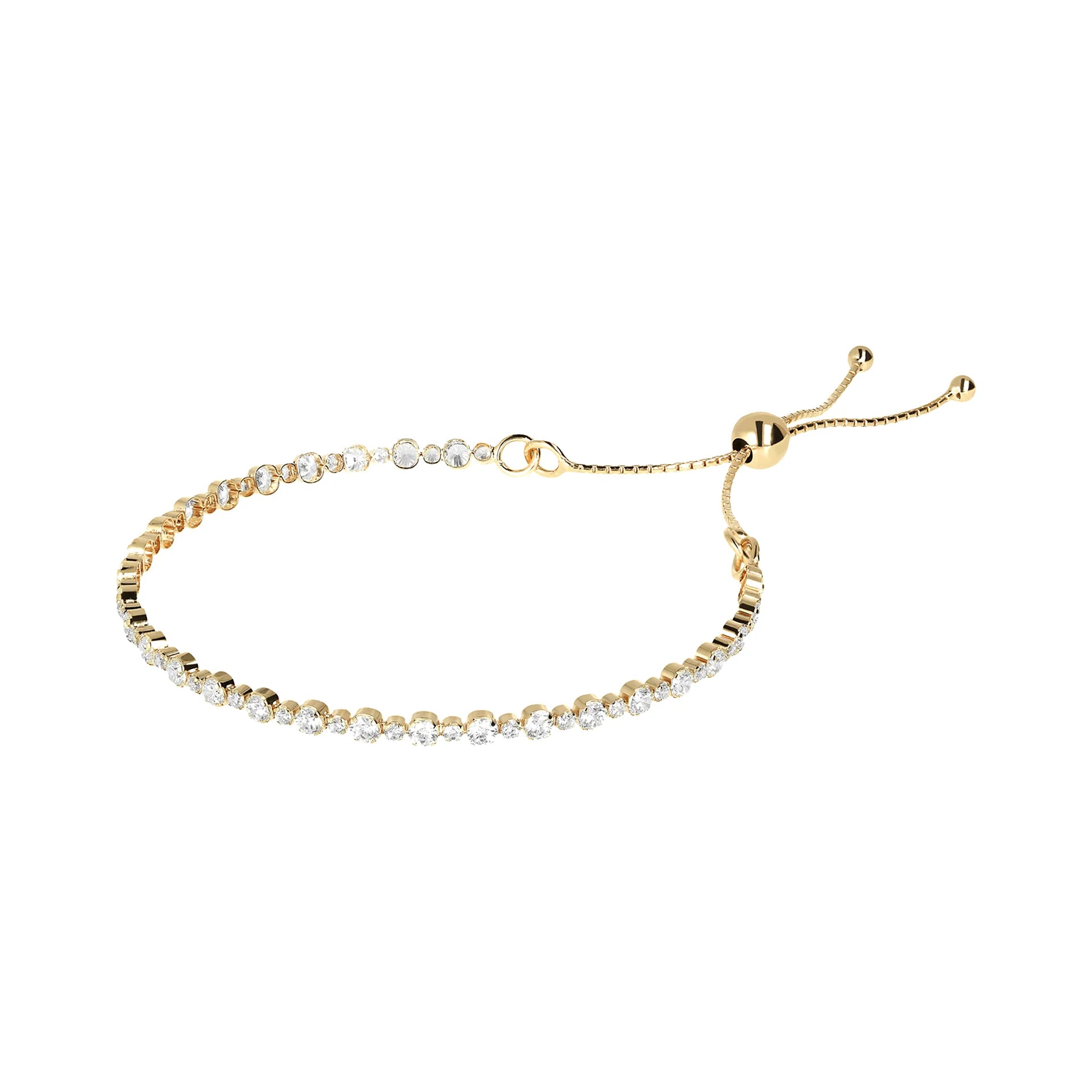 Golden Alternated Tennis Friendship Bracelet