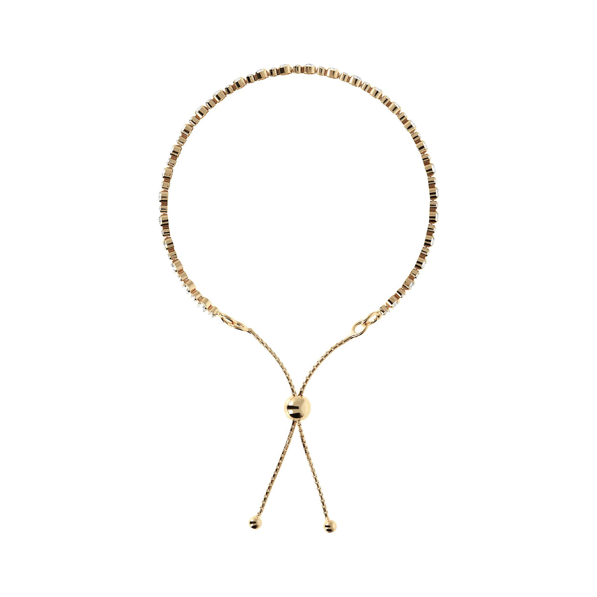 Golden Alternated Tennis Friendship Bracelet