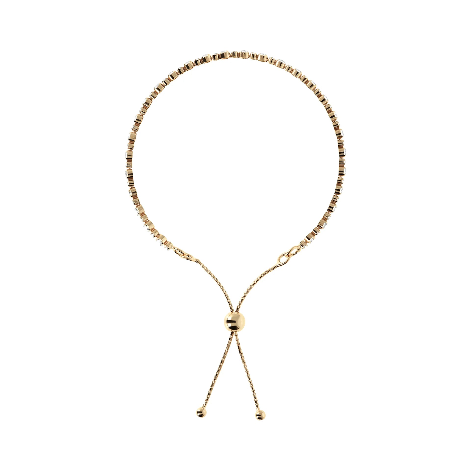 Golden Alternated Tennis Friendship Bracelet