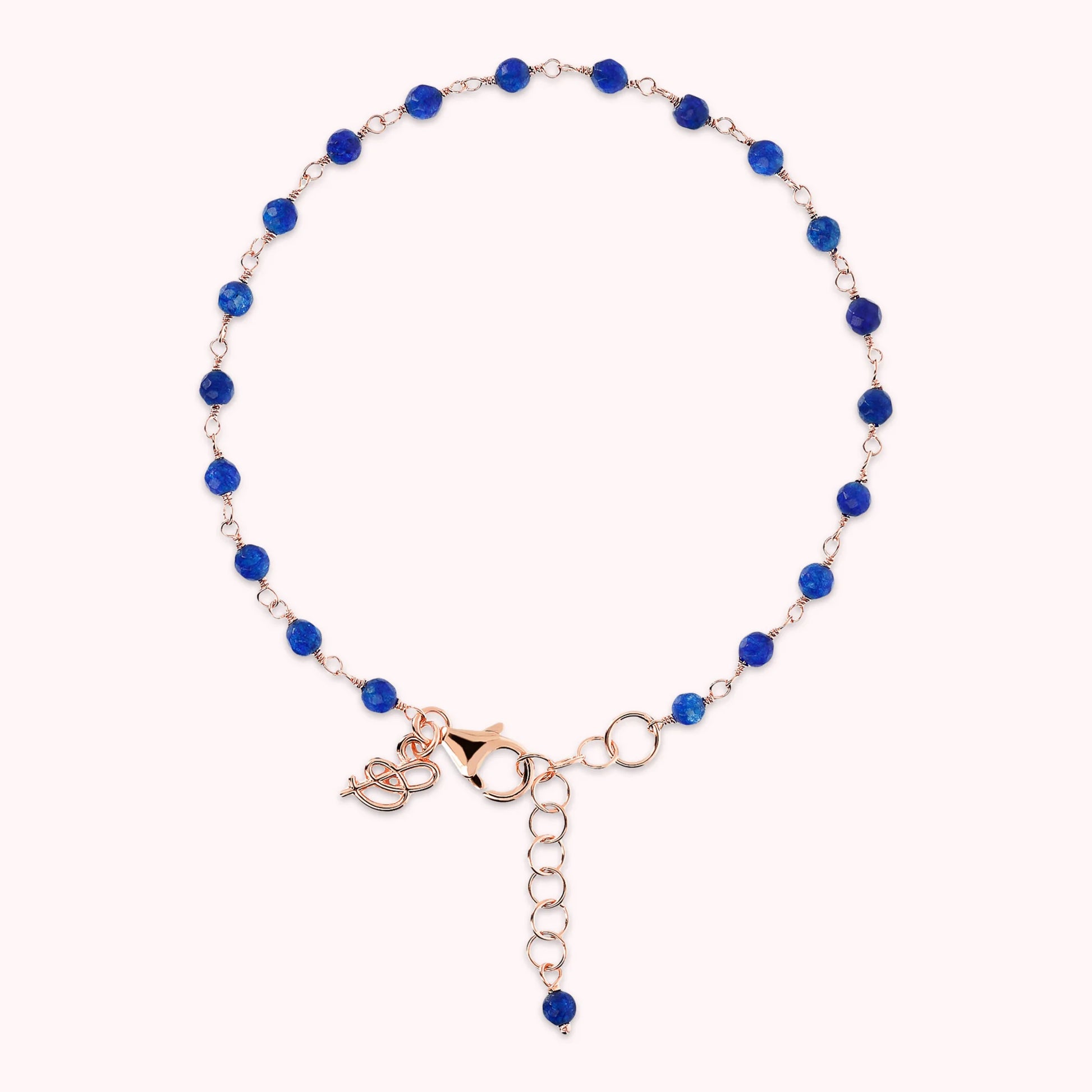 Rosenkranz-Armband mit Naturstein  