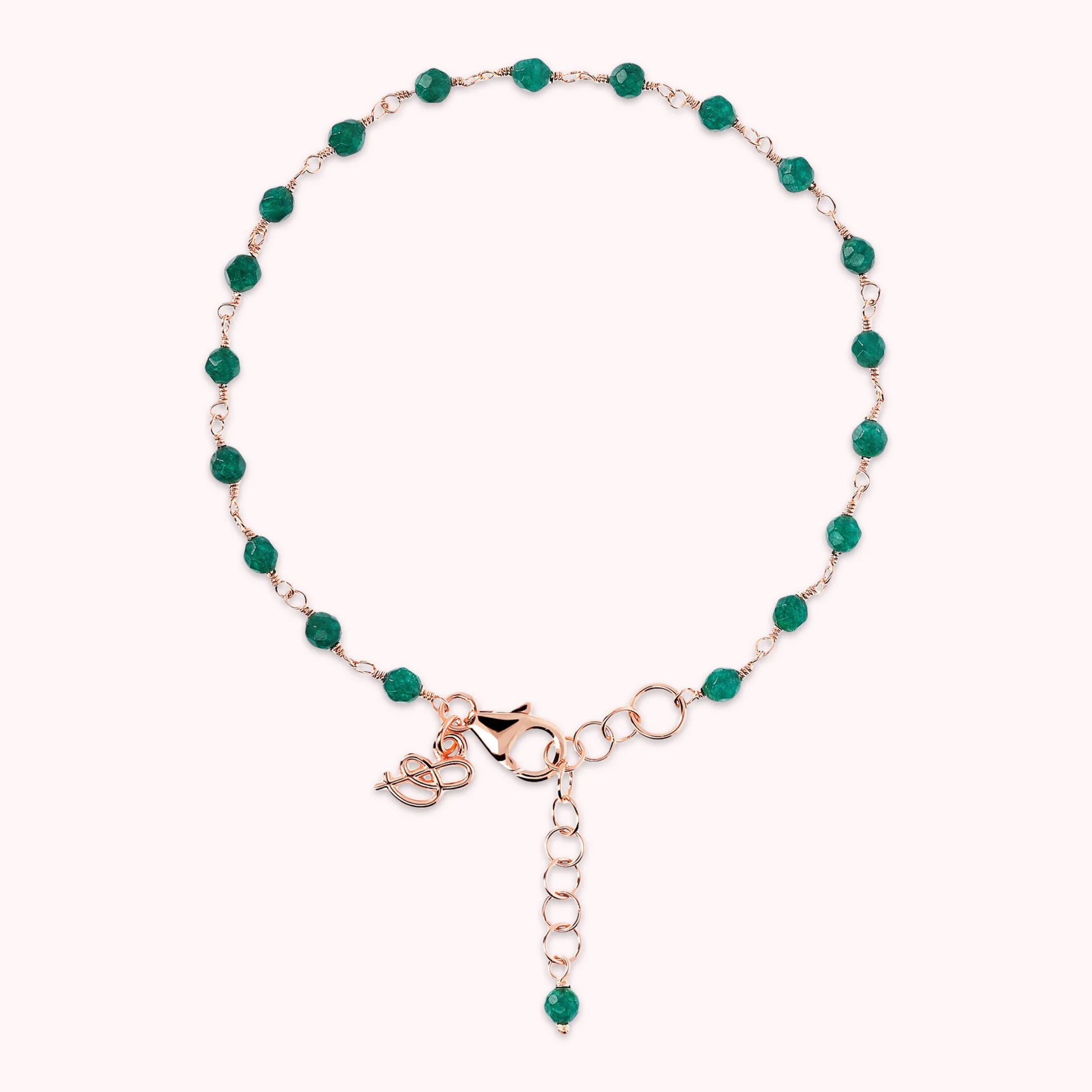 Rosenkranz-Armband mit Naturstein  