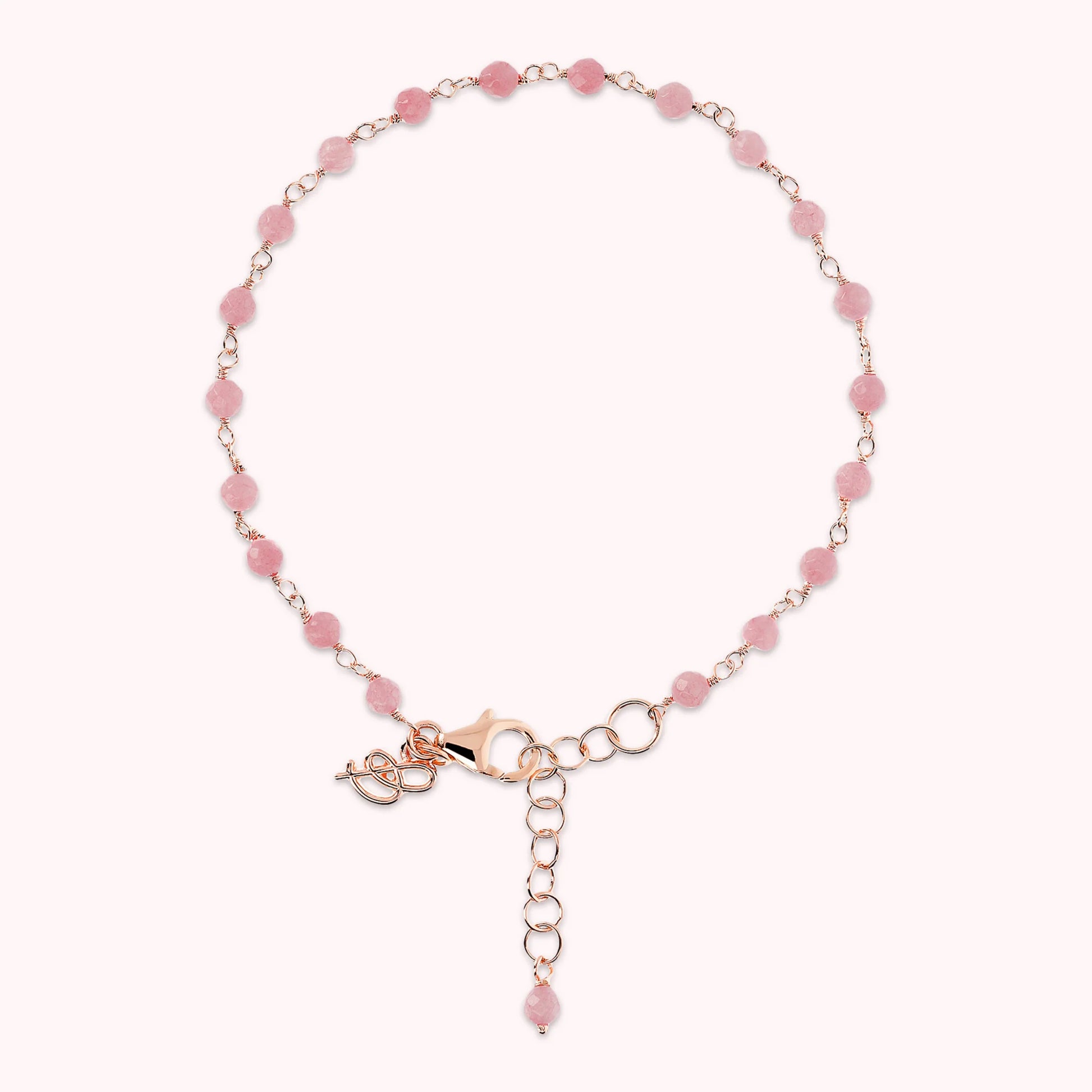 Rosenkranz-Armband mit Naturstein  