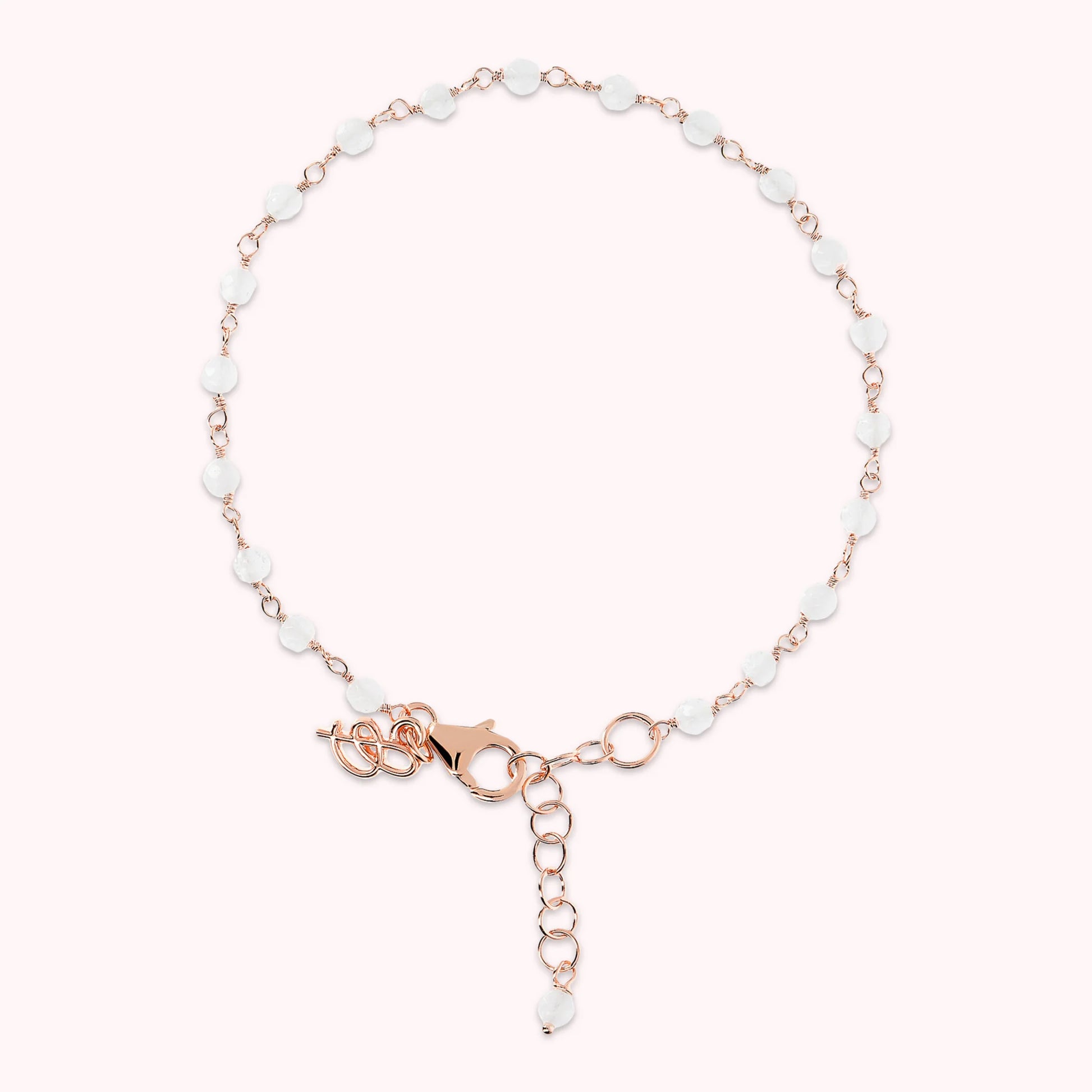 Rosenkranz-Armband mit Naturstein  