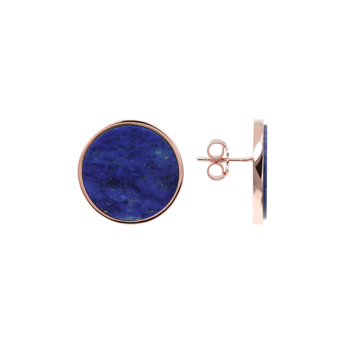 Boucles d'oreilles clous avec pierre naturelle