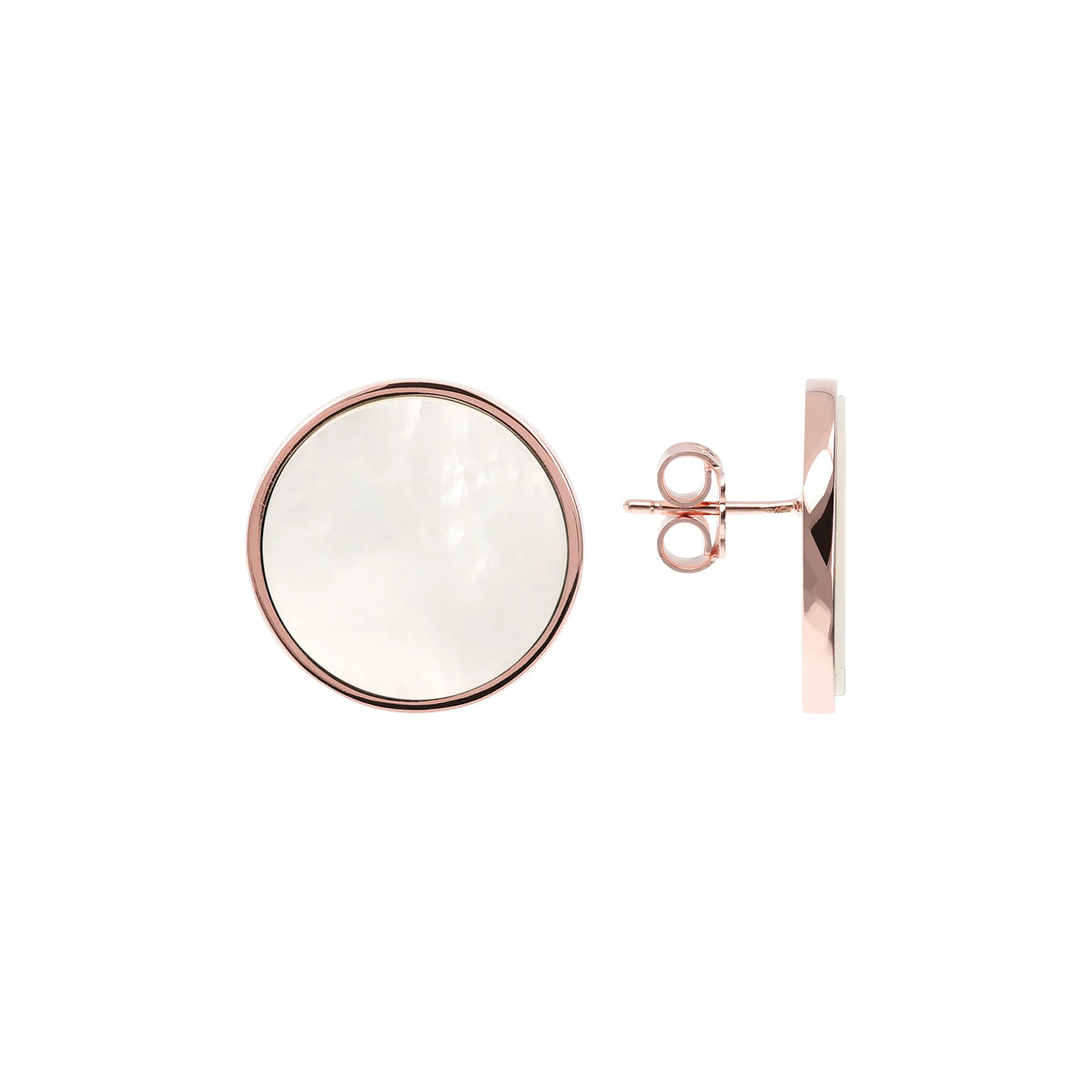 Boucles d'oreilles clous avec pierre naturelle