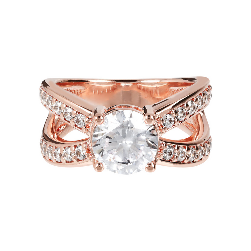 Solitaire Ring with Cubic Zirconia