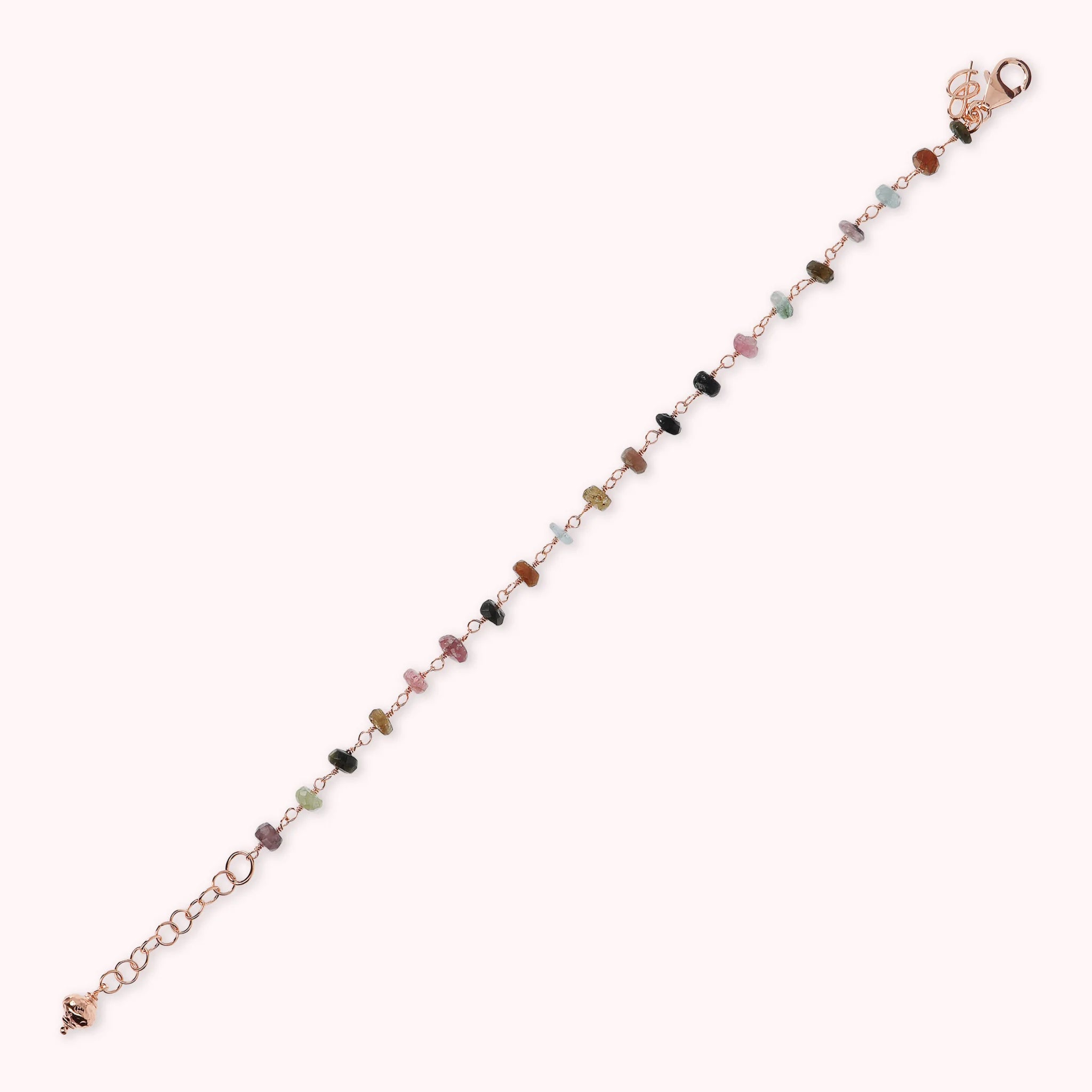 Bracciale Rosario con Tormalina Multicolore