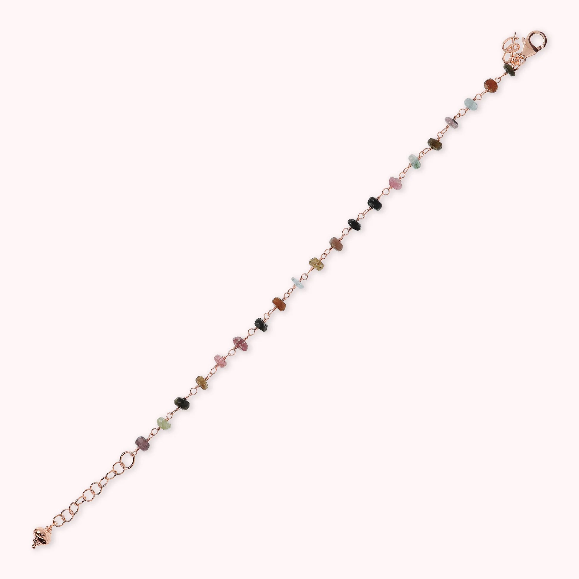 Bracciale Rosario con Tormalina Multicolore