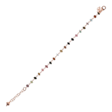 Rosary Bracelet with Multicolored Tourmaline