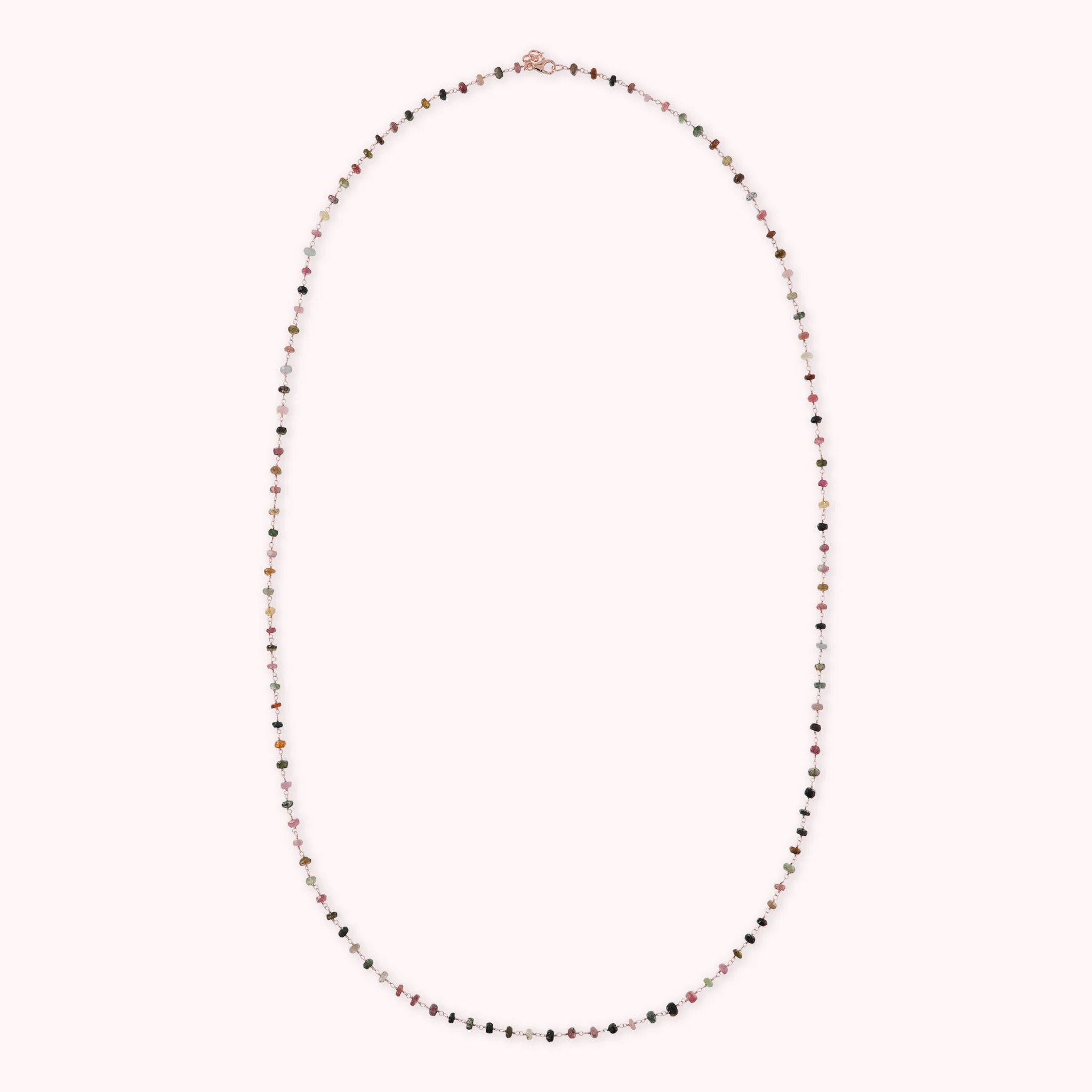 Collana Rosario con Tormalina Multicolore