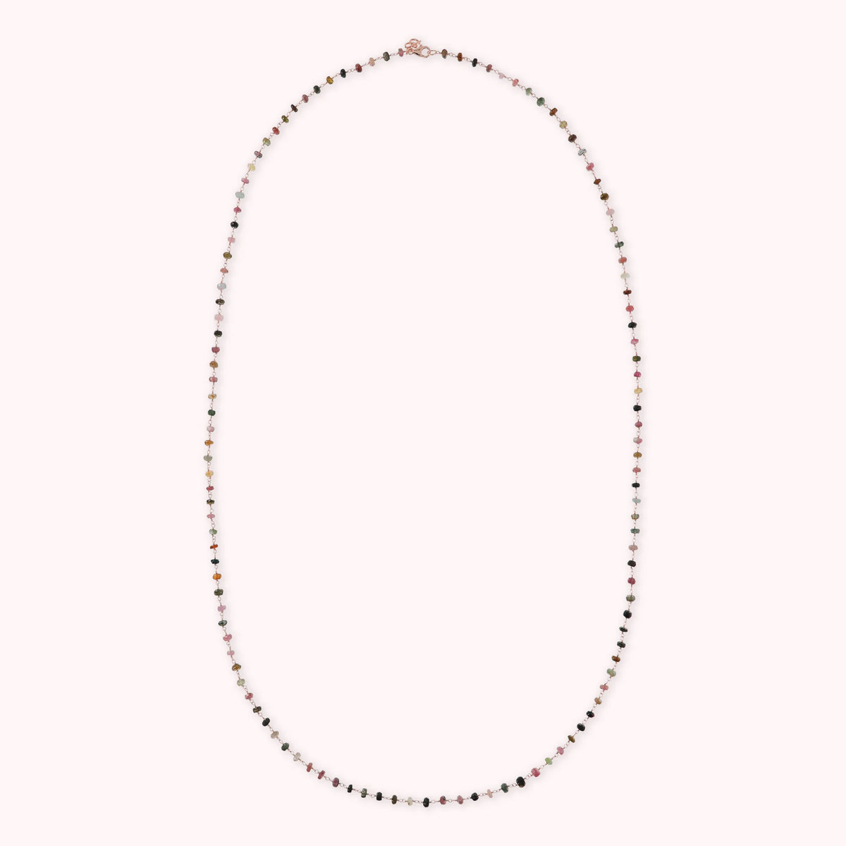 Collana Rosario con Tormalina Multicolore