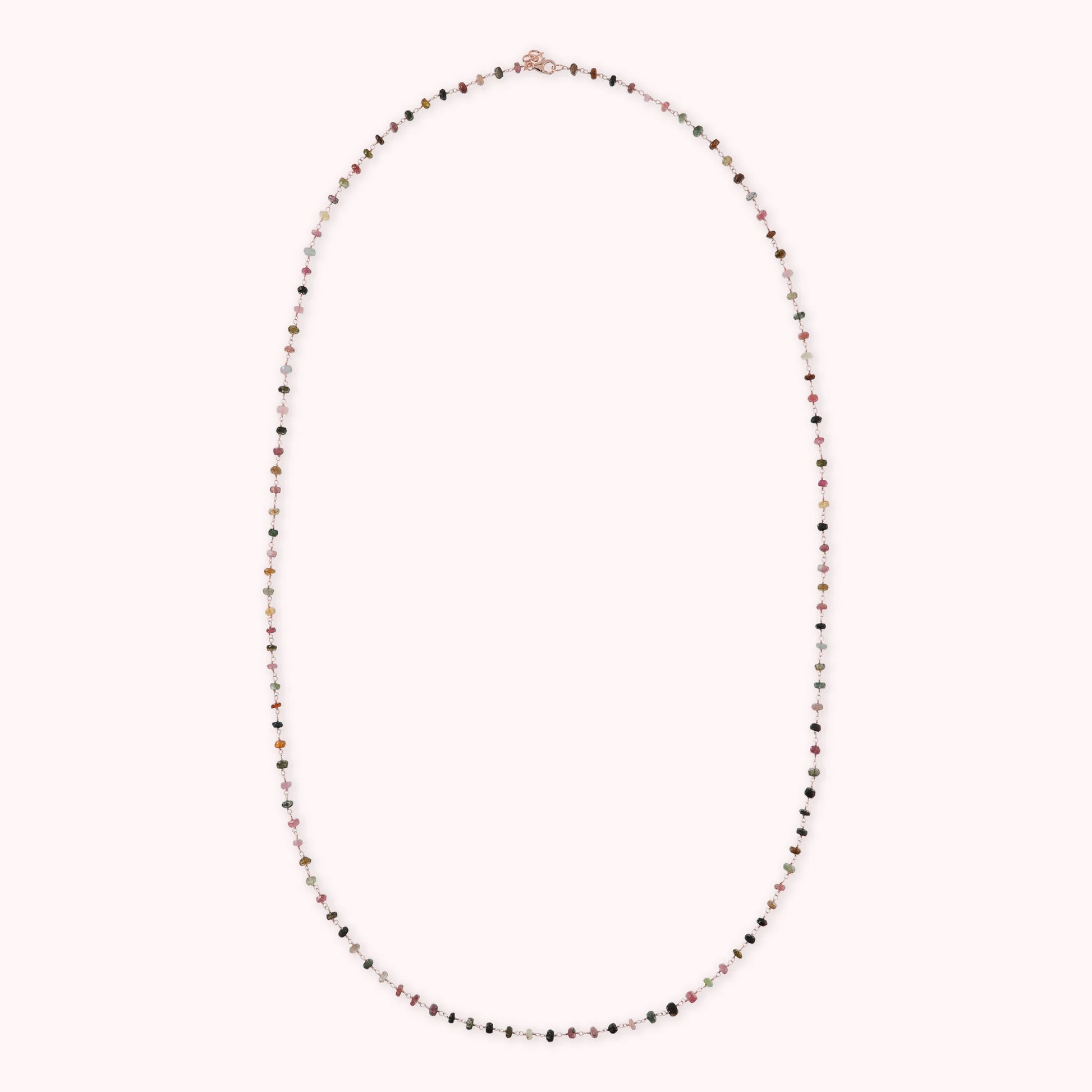 Collana Rosario con Tormalina Multicolore