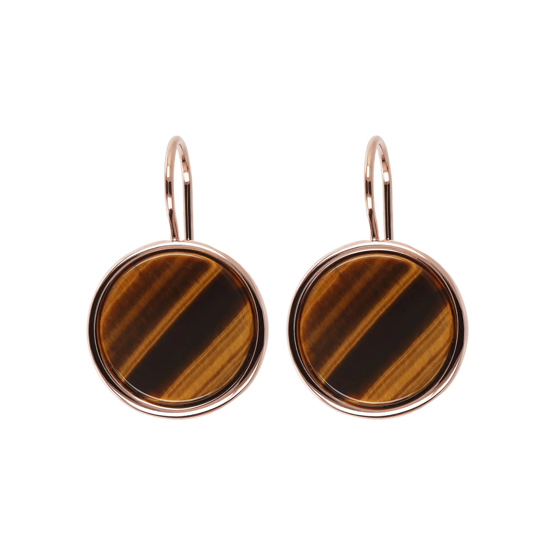 Pendentif disque en pierre naturelle 14mm