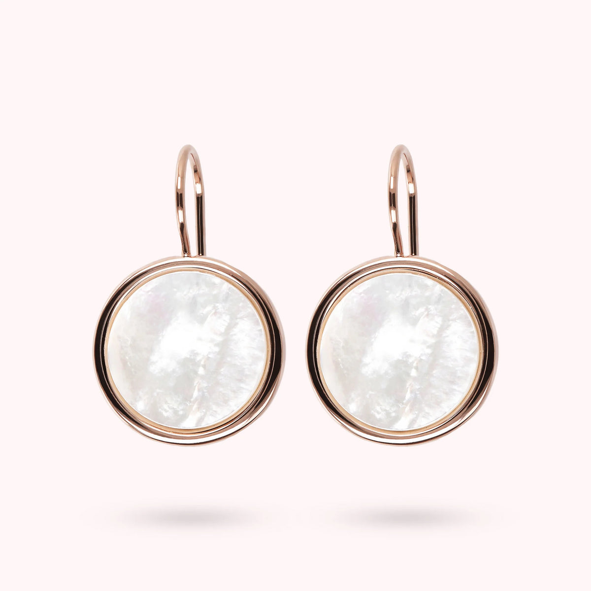 Pendentif disque en pierre naturelle 14mm