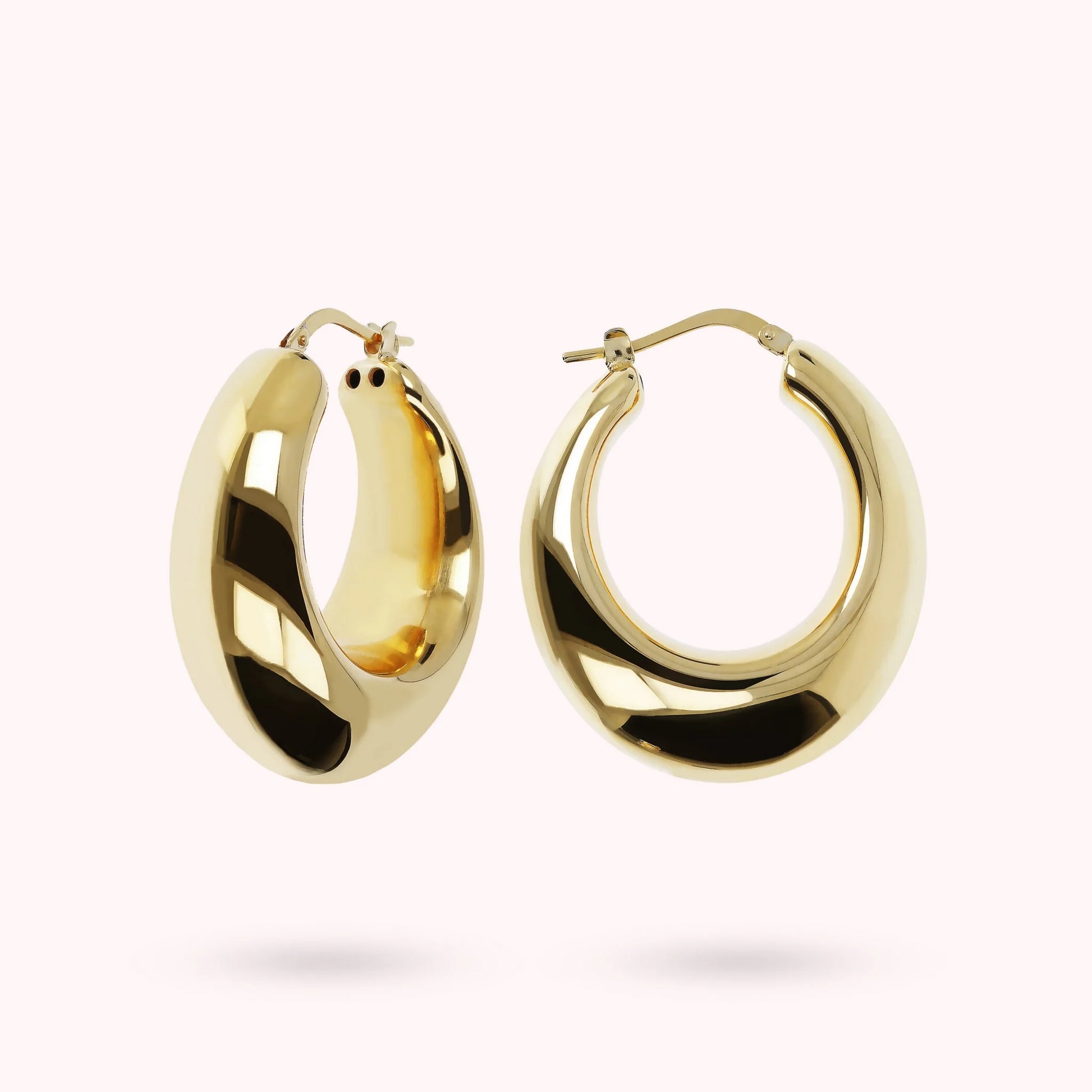 Orecchini a Cerchio Golden Bombati