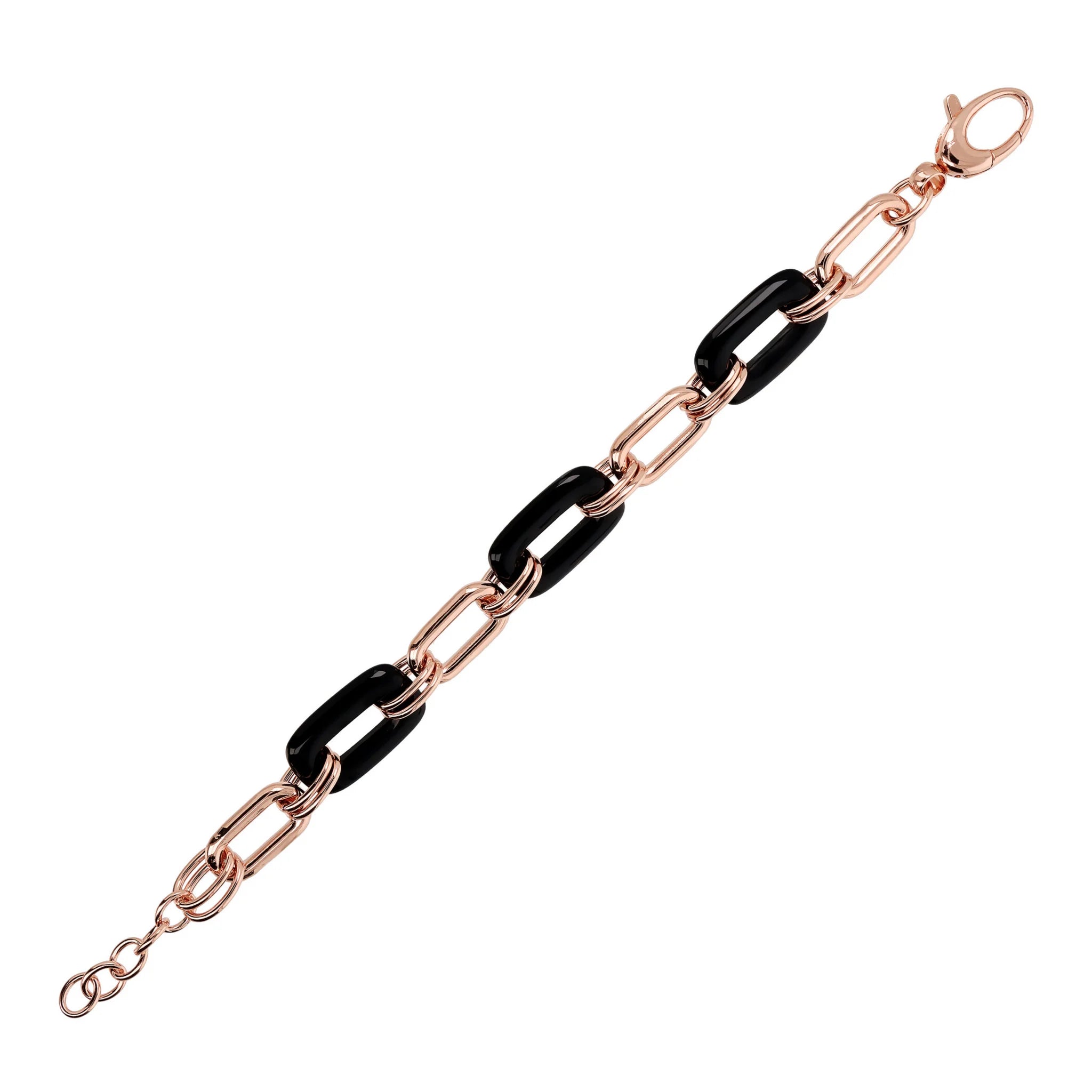 Bracciale a Maglie Rettangolari in Pietra Naturale
