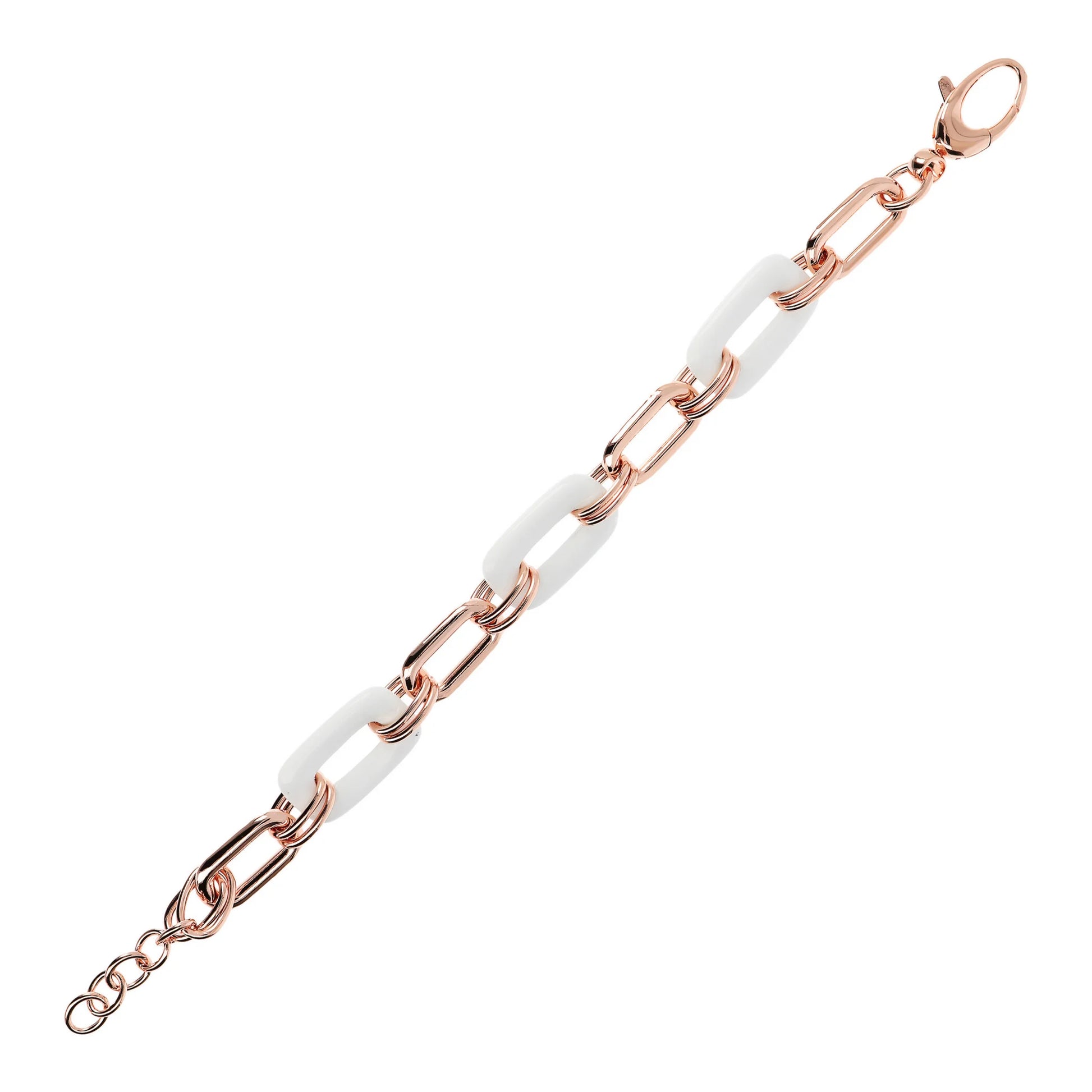 Bracciale a Maglie Rettangolari in Pietra Naturale