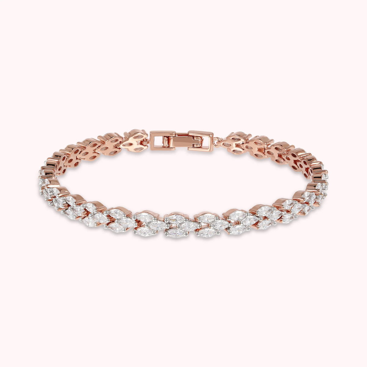 White Cubic Zirconia Tennis Bracelet