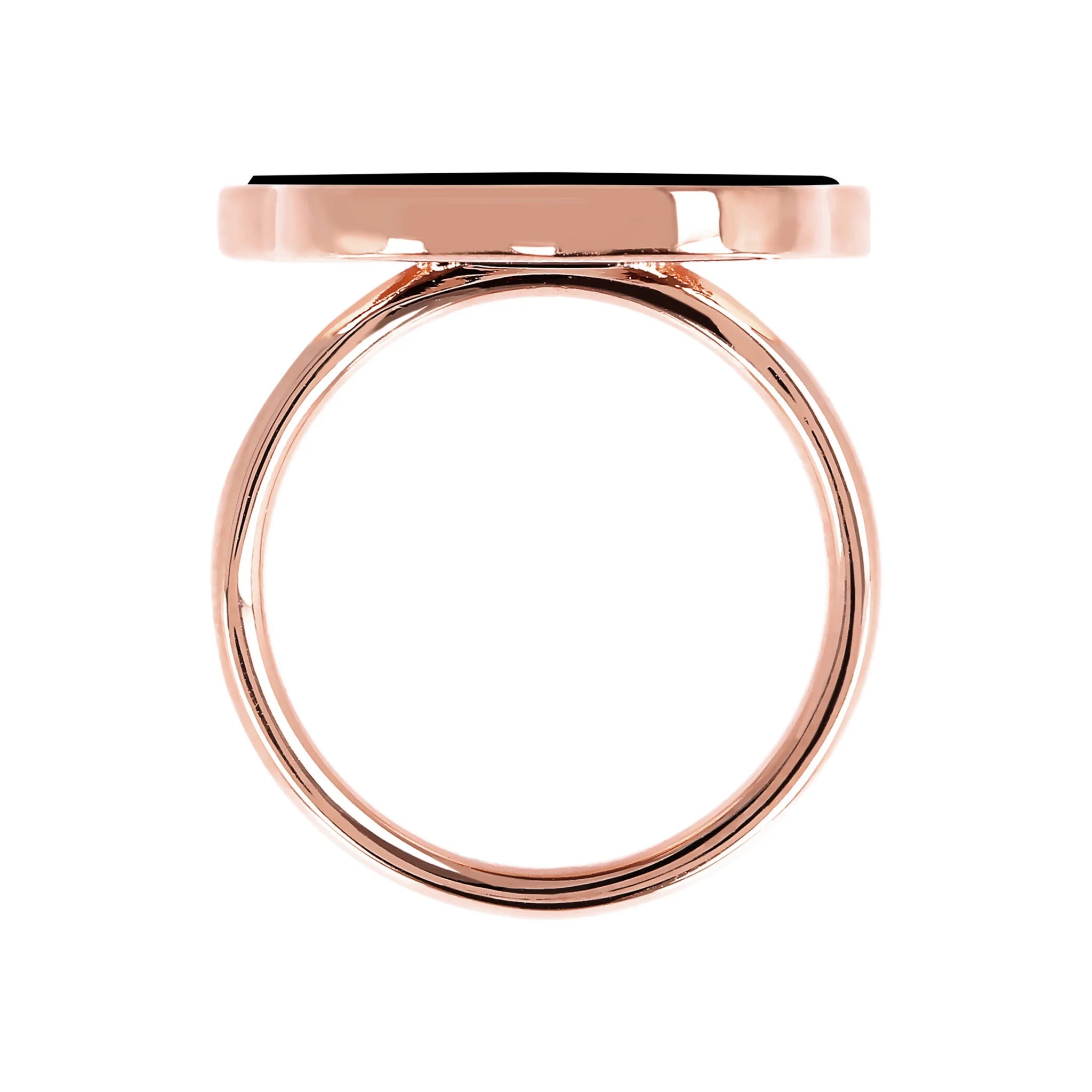 Flower Flat Gemstone Ring