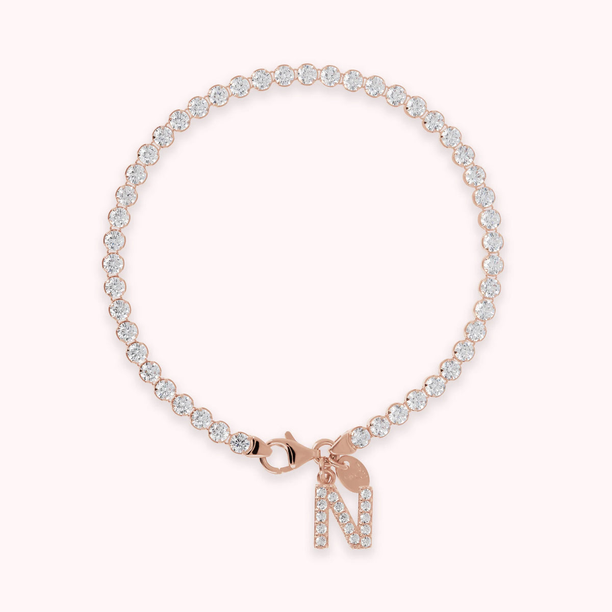 Tennis Bracelet My Bronzallure with Charm Letter
