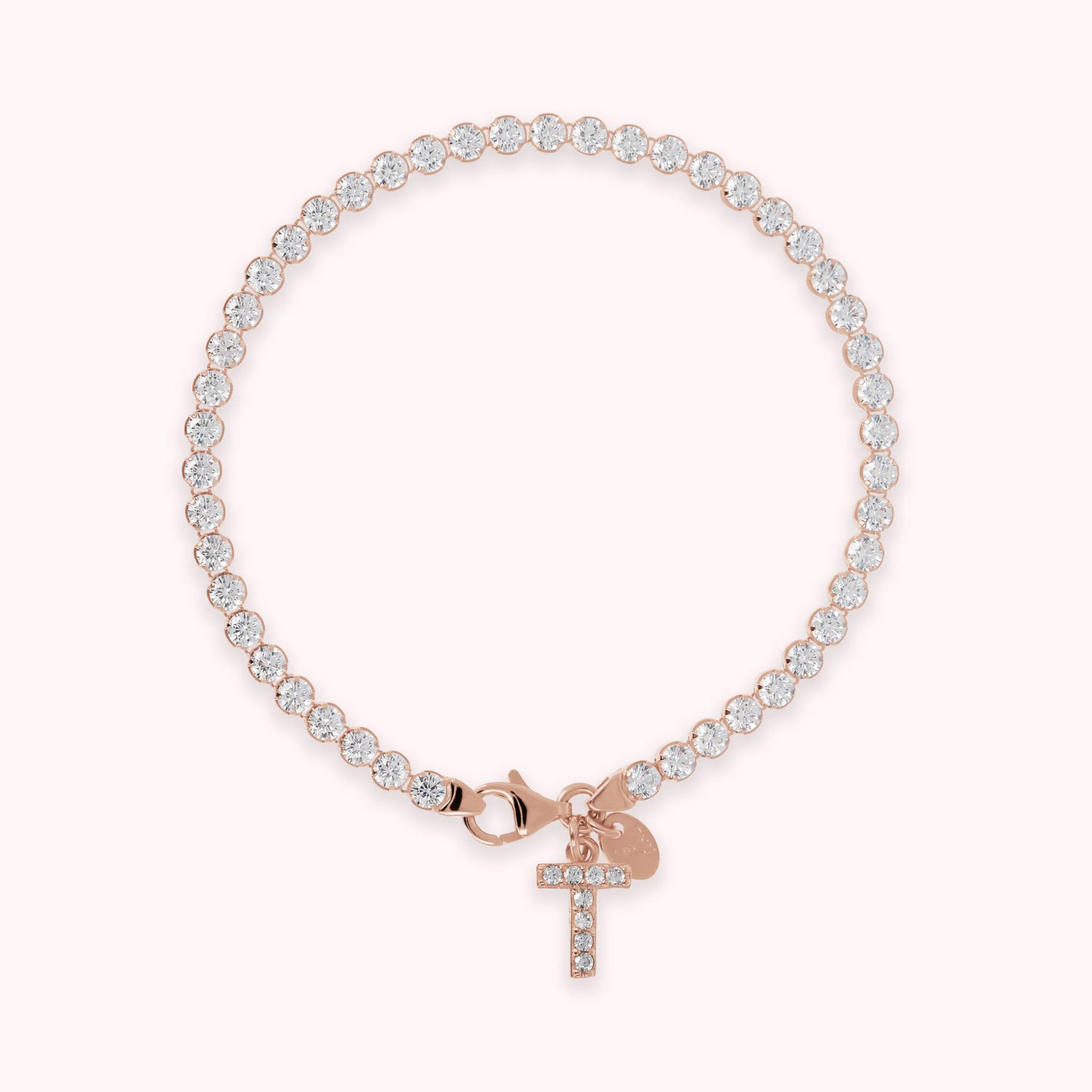 Tennis Bracelet My Bronzallure with Charm Letter