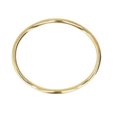 Rigid Golden Design Wave Bracelet