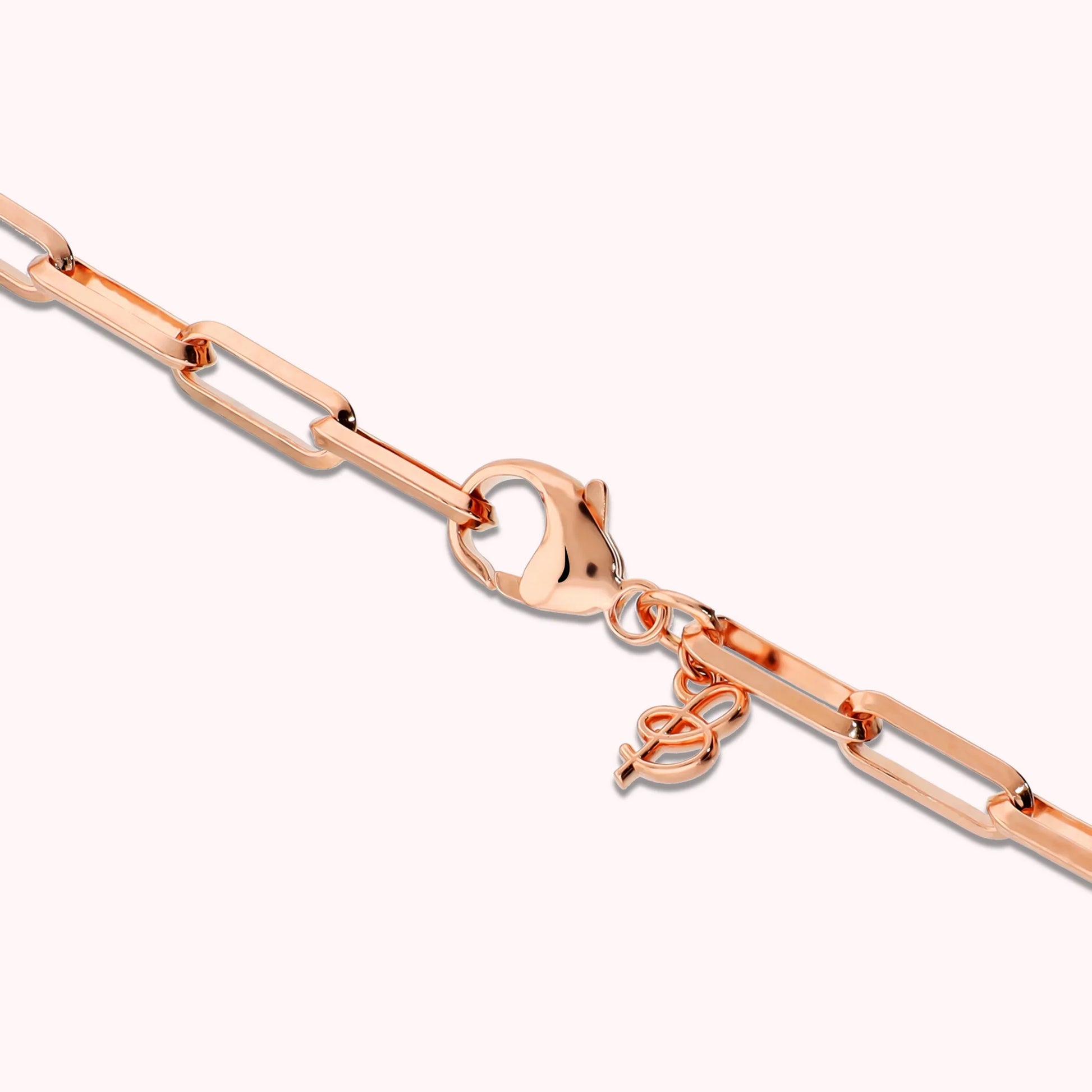 Collana Lunga con Catena Forzatina Allungata Paperclip
