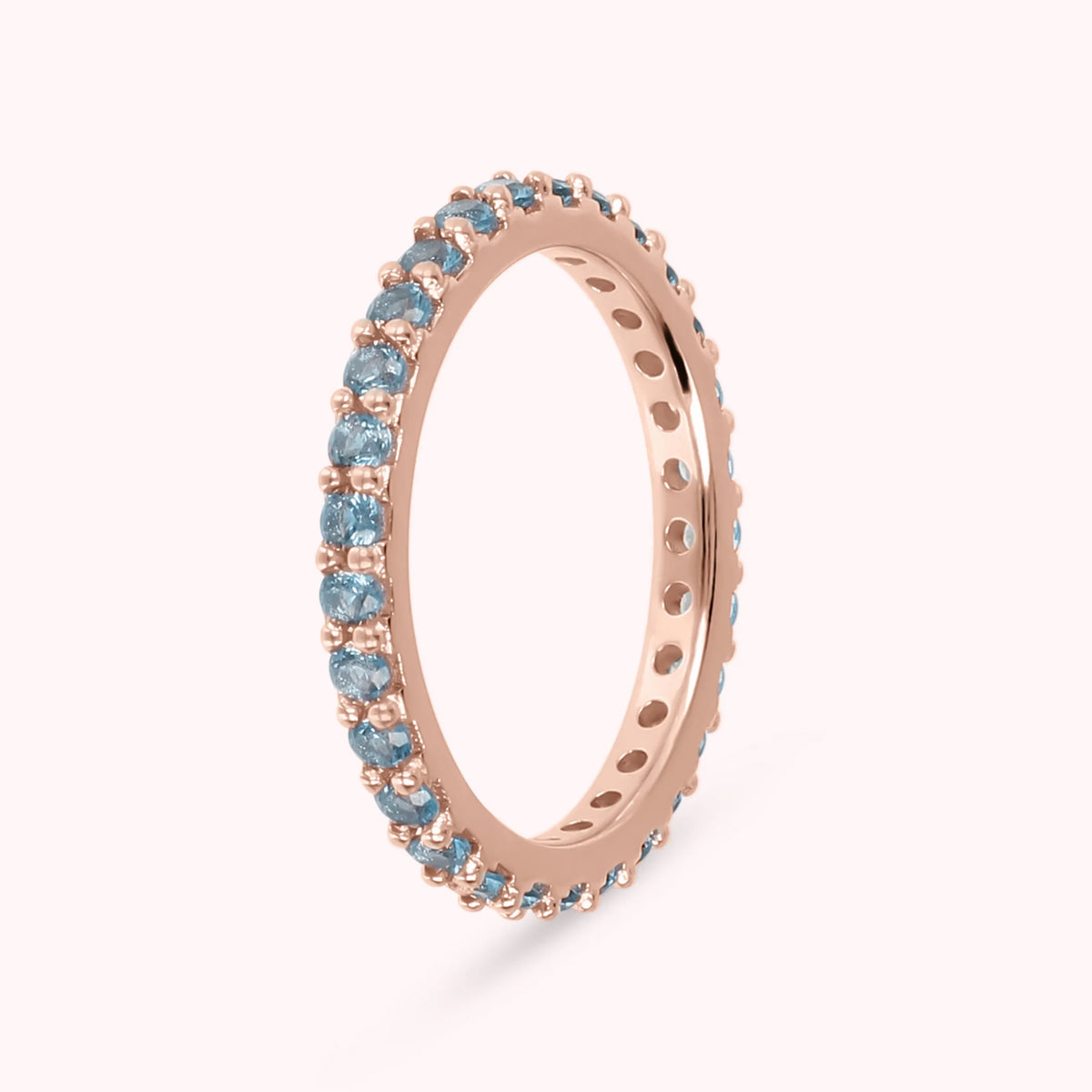 Veretta Ring mit kubischem Zirkon oder schwarzem Spinell