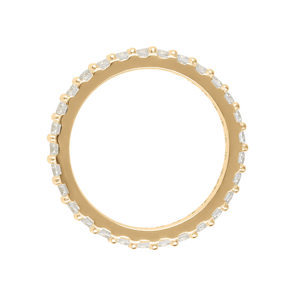 Goldener Ring mit Zirkonia 