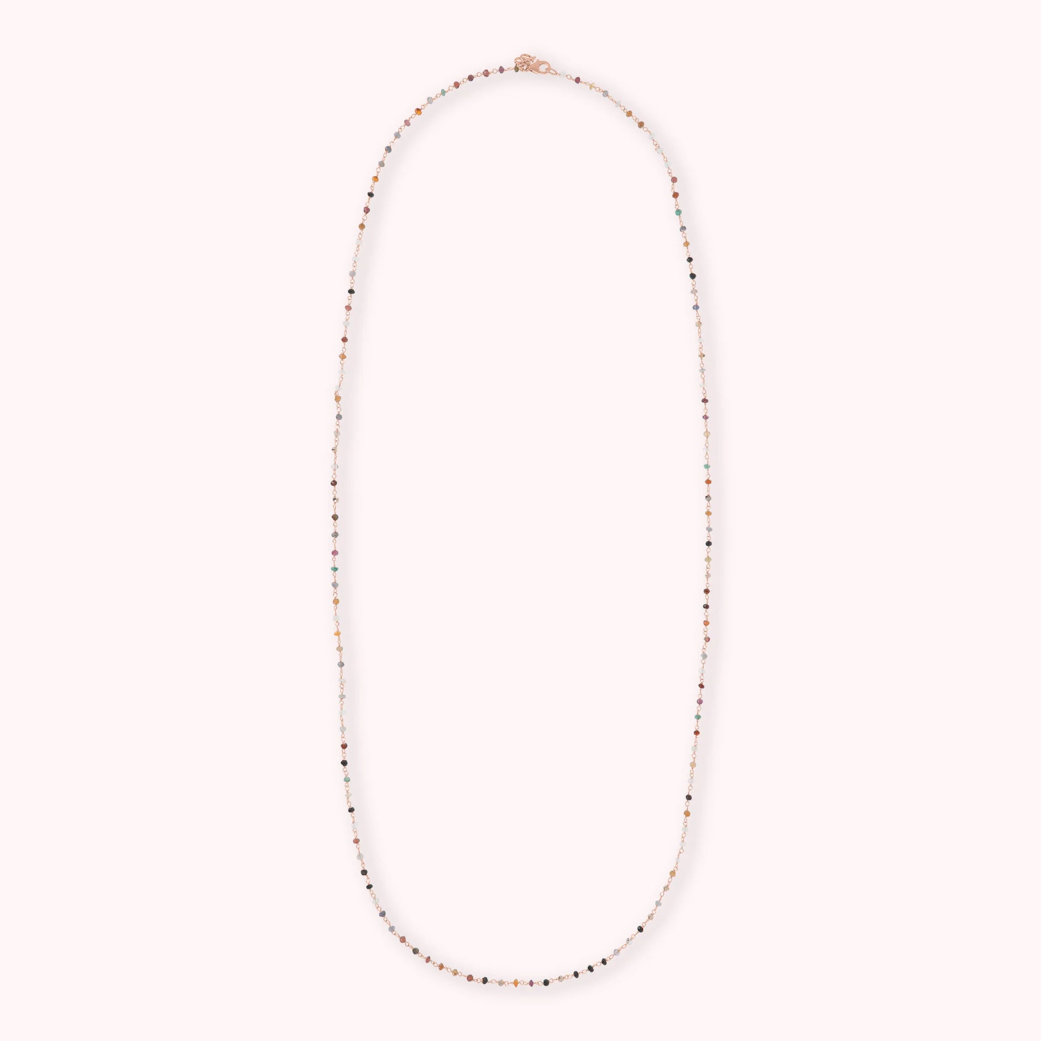 Collana Rosario con Quarzo Multicolore