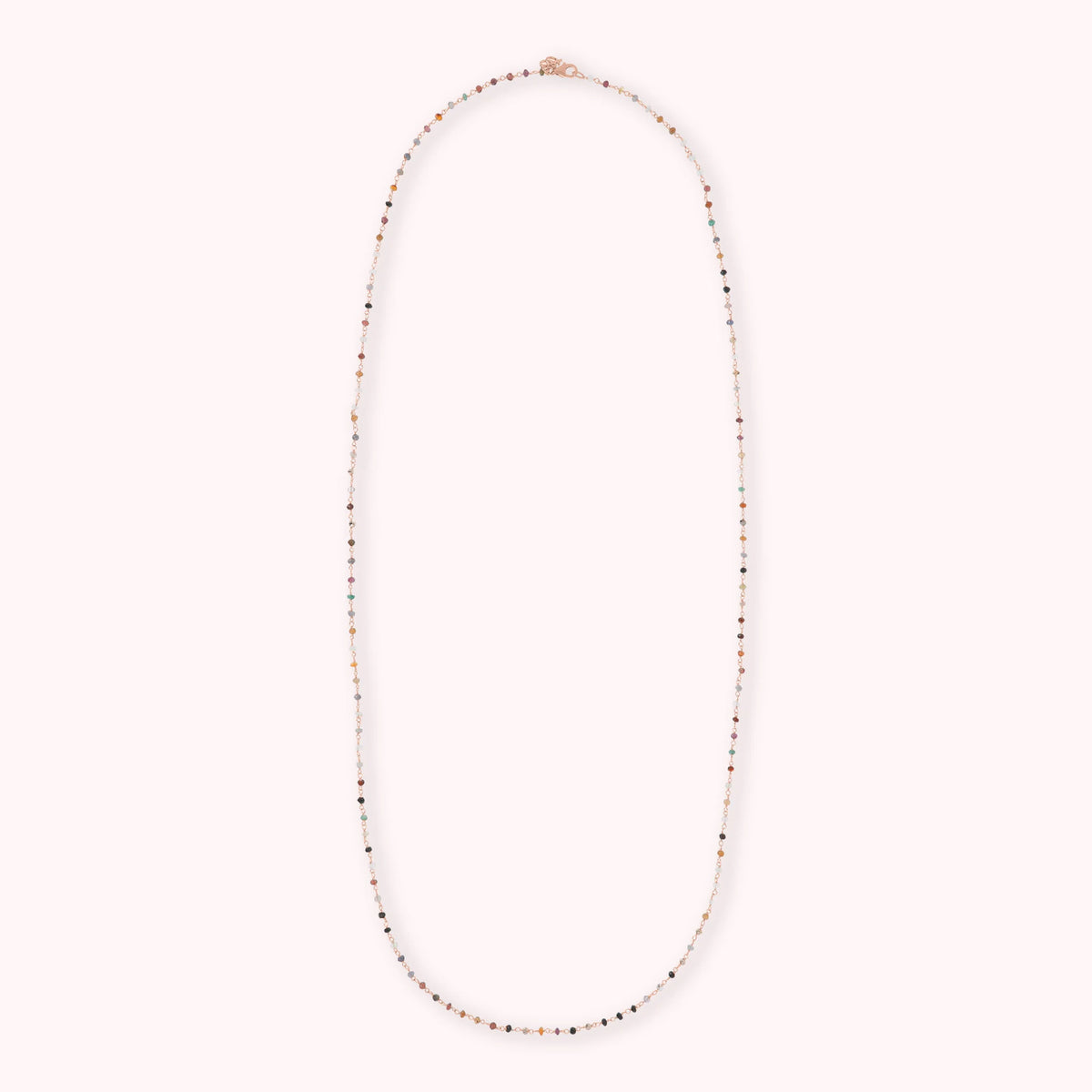 Rosary Necklace with Genuine Stones