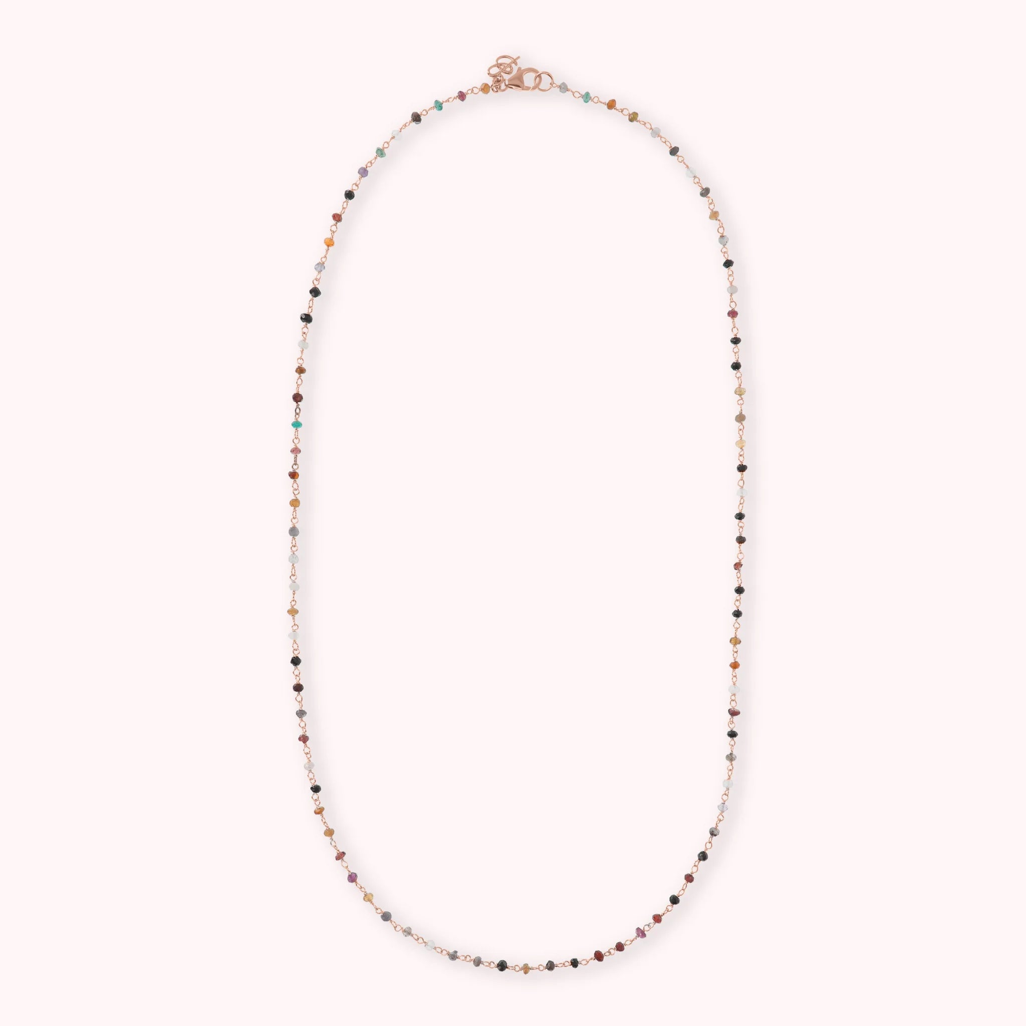 Collana Rosario con Quarzo Multicolore