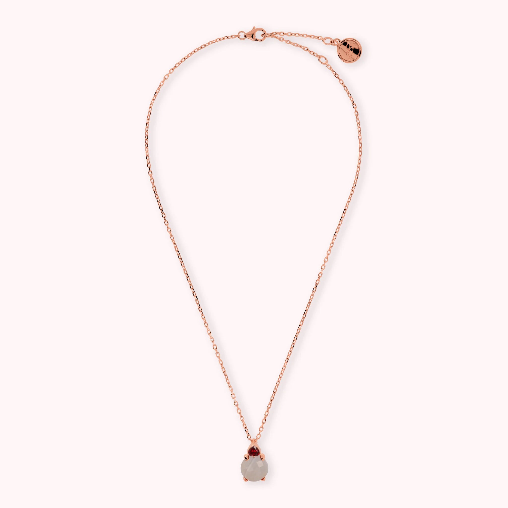Felicia Valentine Day Necklace with CZ