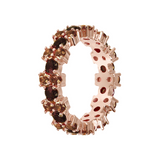 Bicolor Veretta Ring with Cubic Zirconia