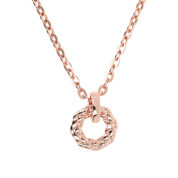 Forzatina Chain Necklace with Small Matelassé Pendant