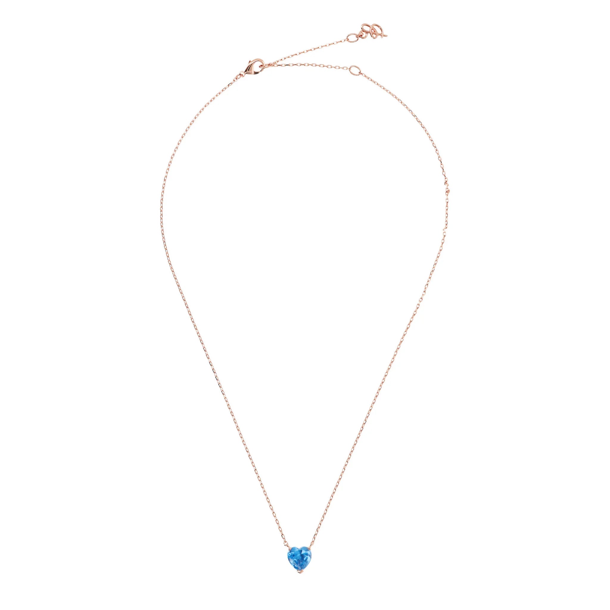 Cubic Zirconia Heart Necklace