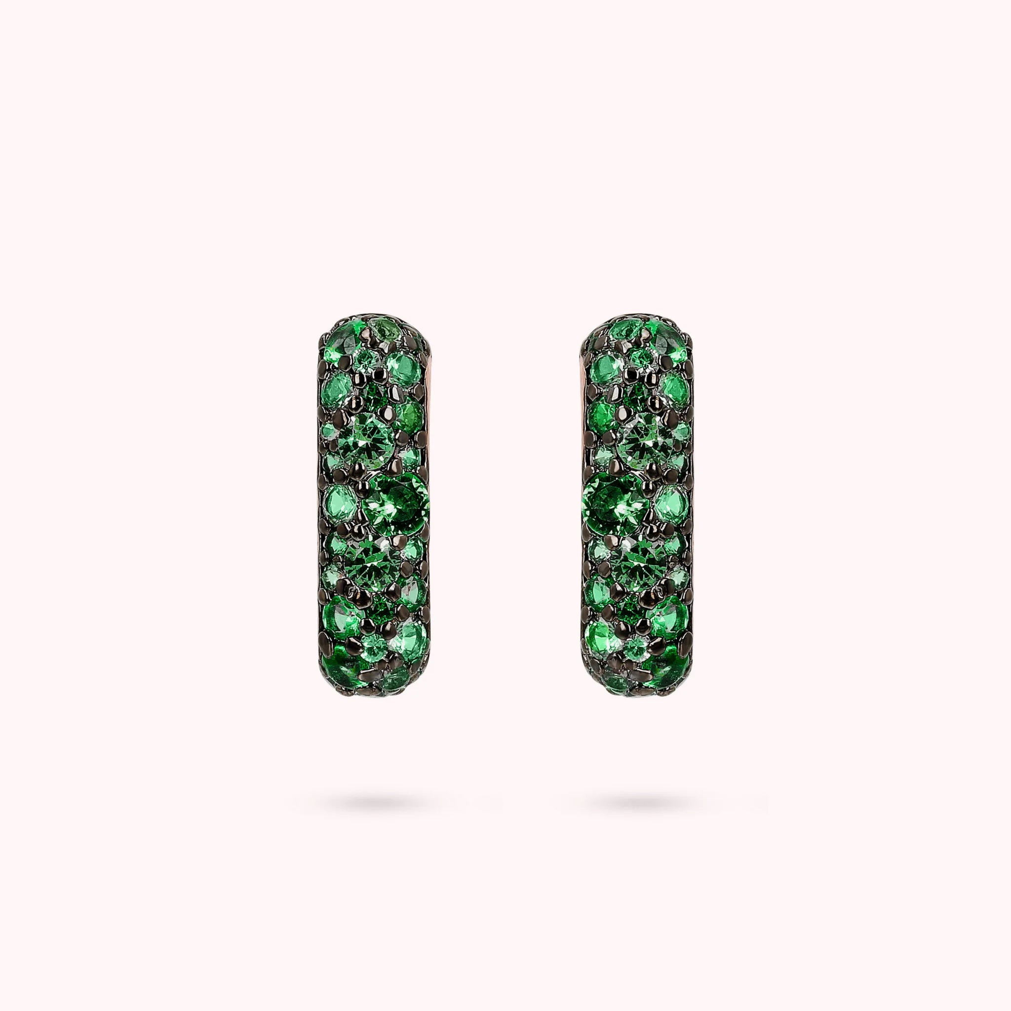 Square Pavé Stud Earrings