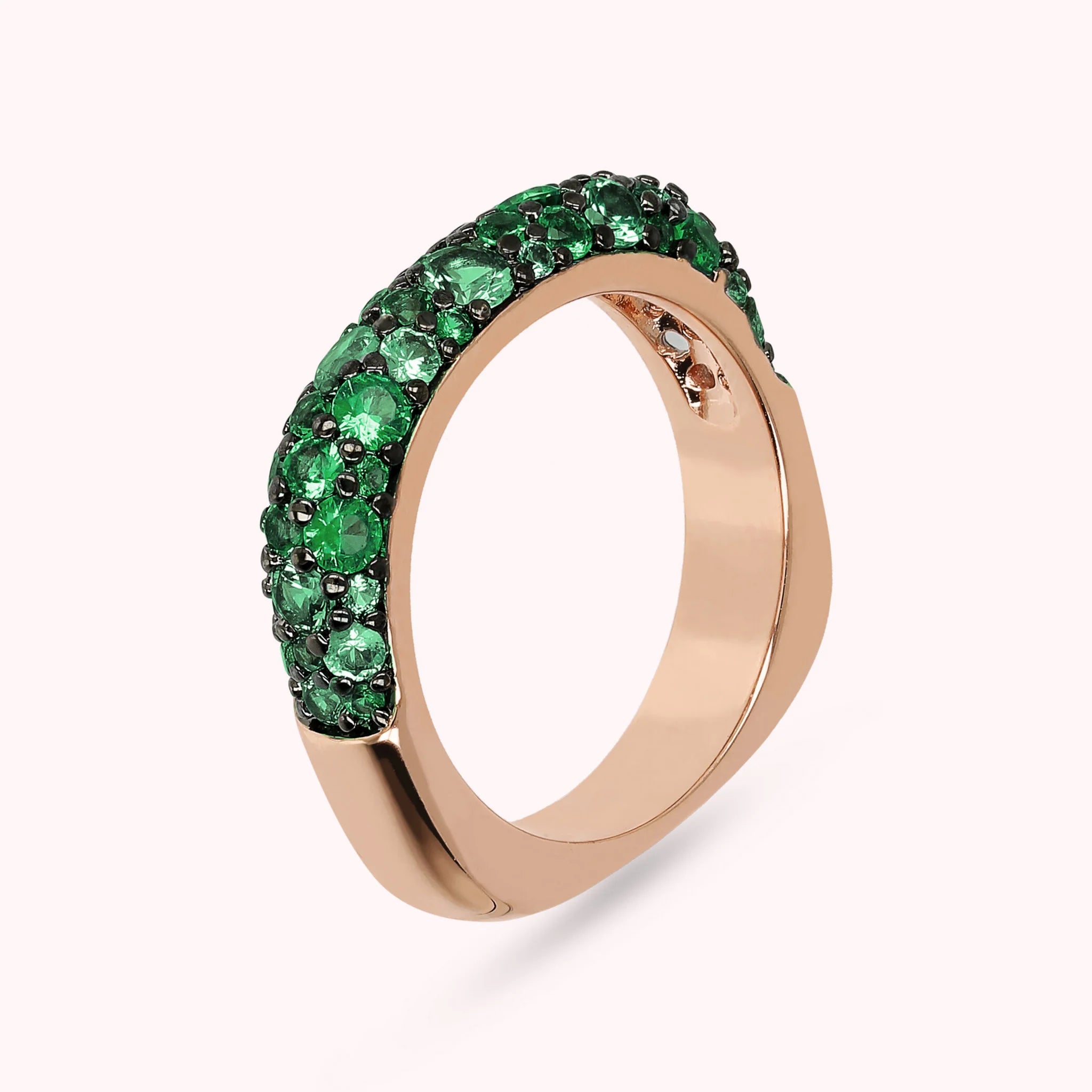 Anello Riviera Pavé in Cubic Zirconia