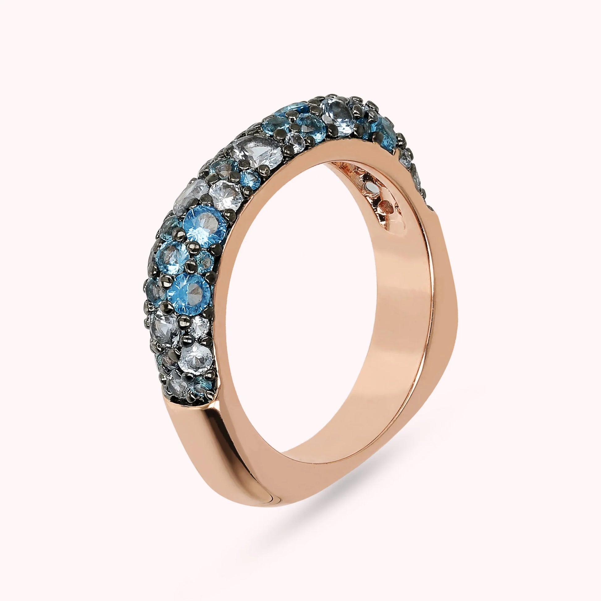 Riviera Pavé Ring with Cubic Zirconia
