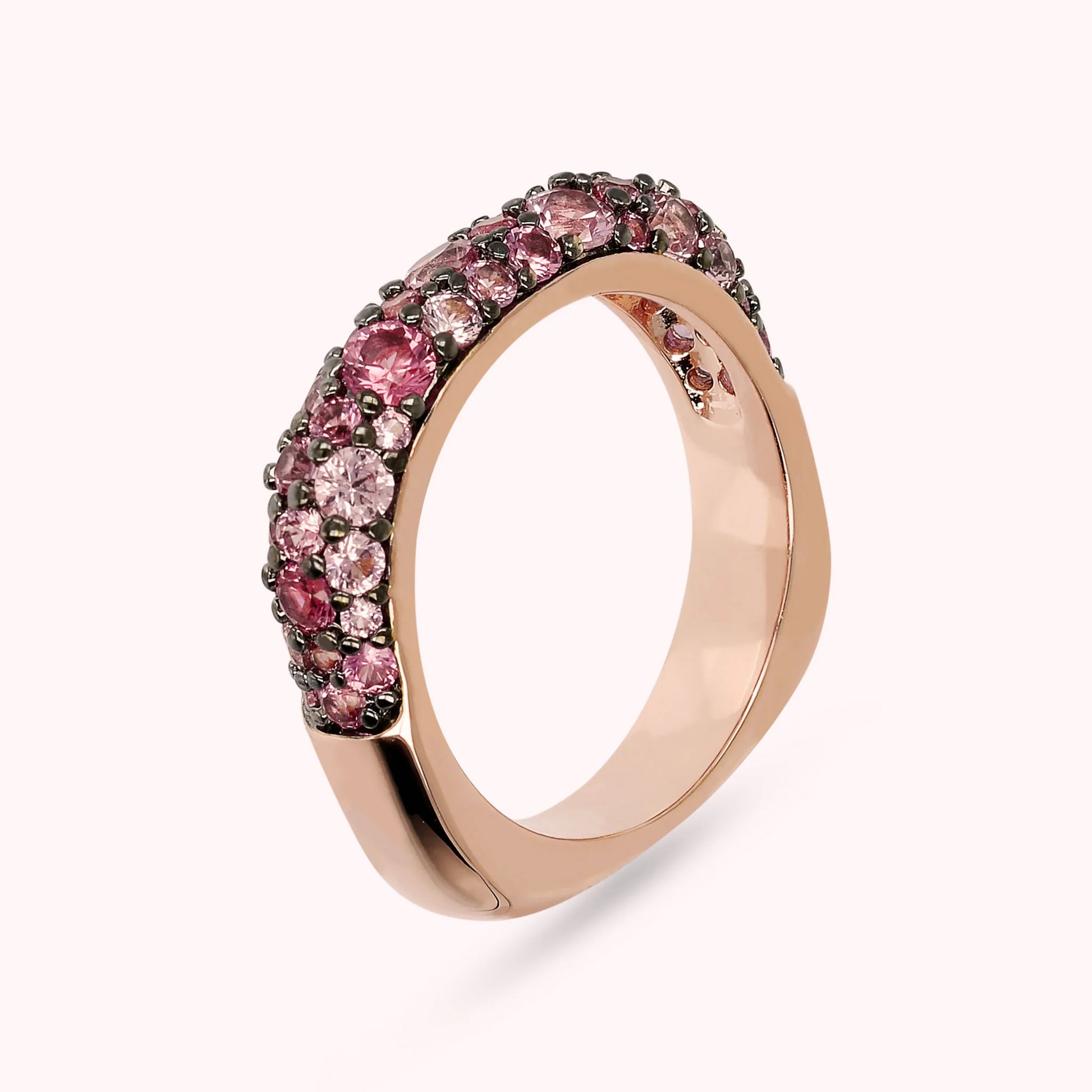 Riviera Pavé Ring with Cubic Zirconia