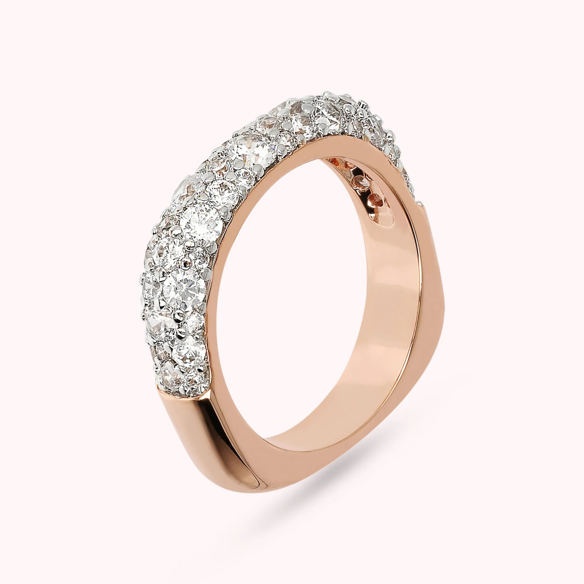 Anello Riviera Pavé in Cubic Zirconia
