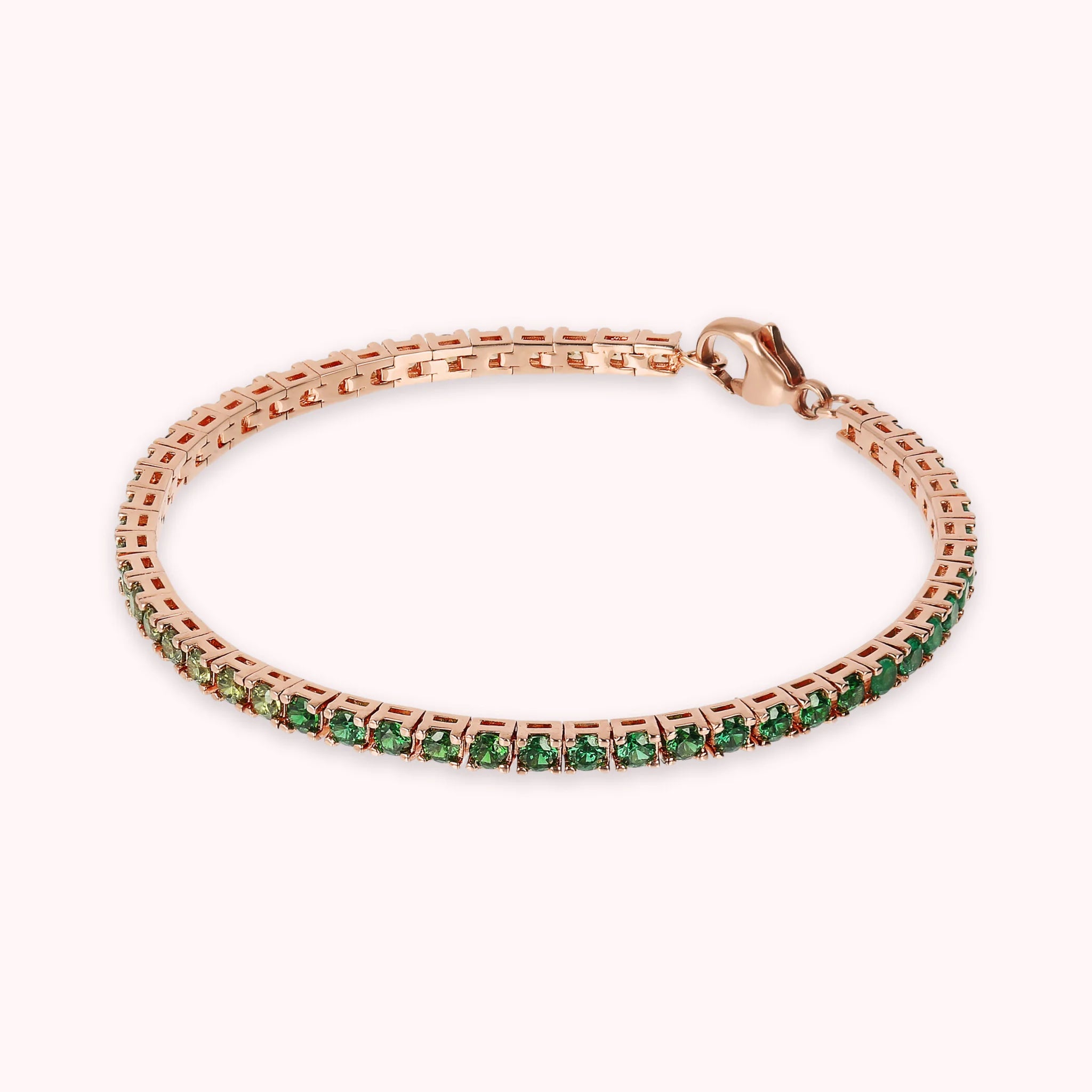 Bracciale Tennis con Cubic Zirconia Effetto Dégradé