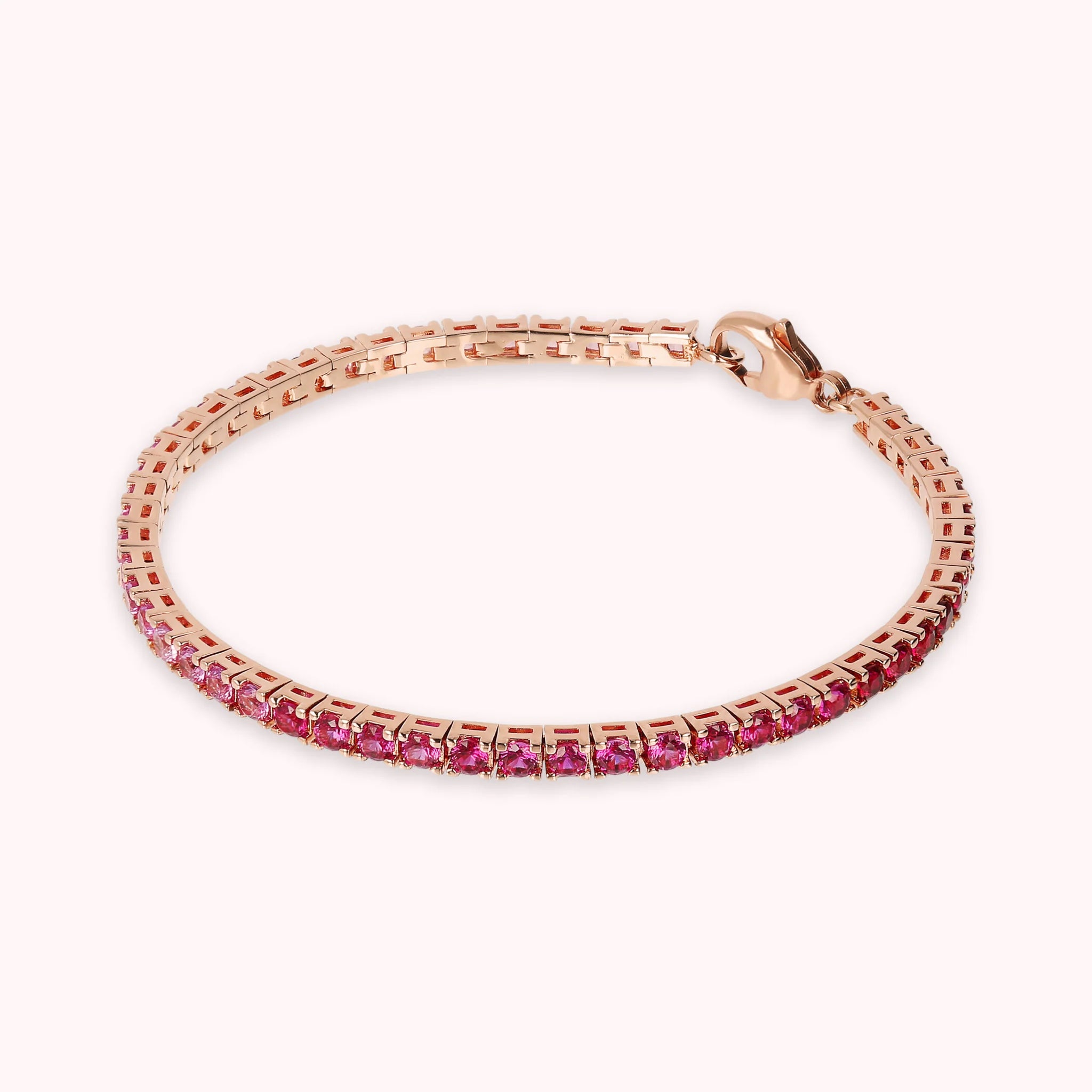 Bracciale Tennis con Cubic Zirconia Effetto Dégradé