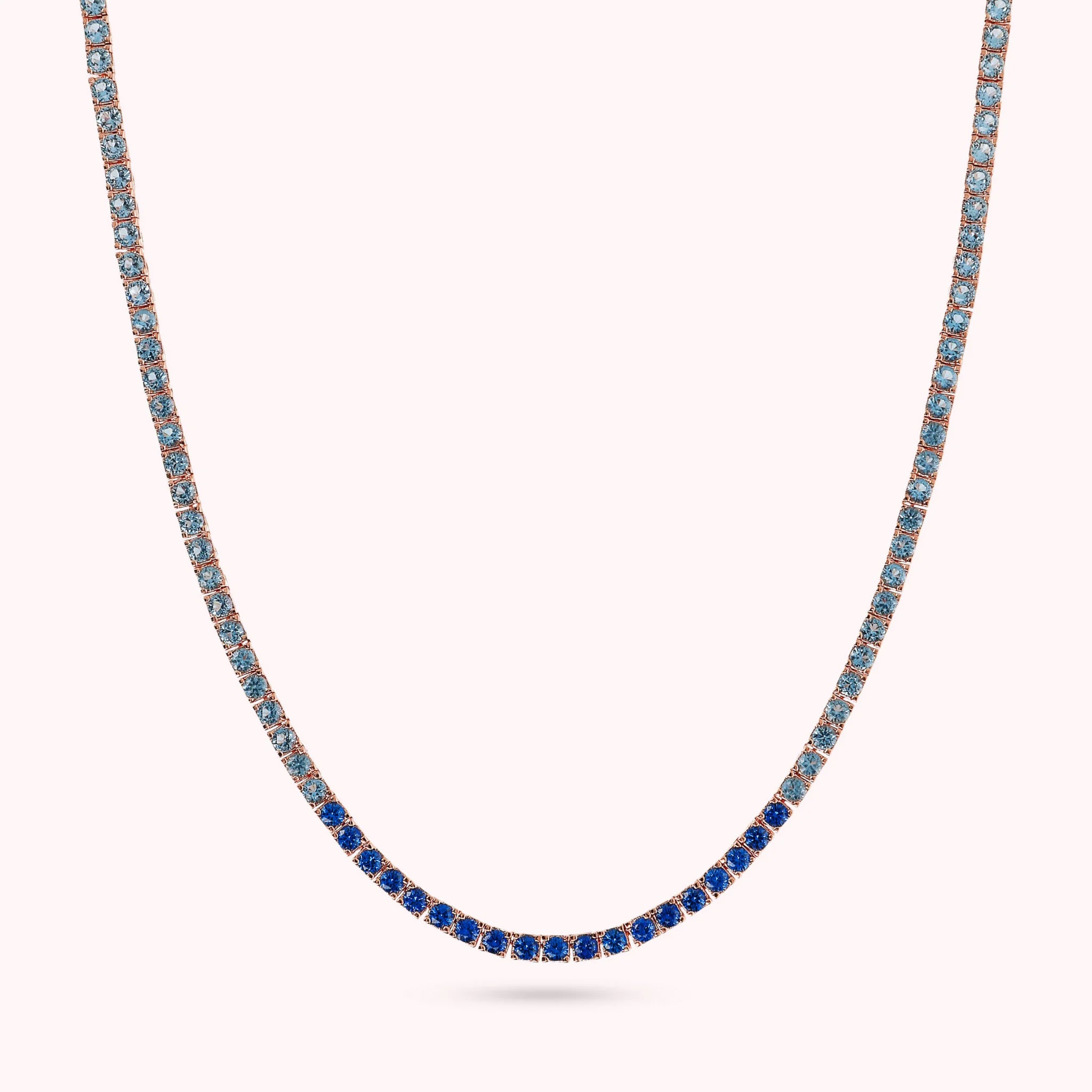 Collana Tennis con Cubic Zirconia Effetto Dégradé