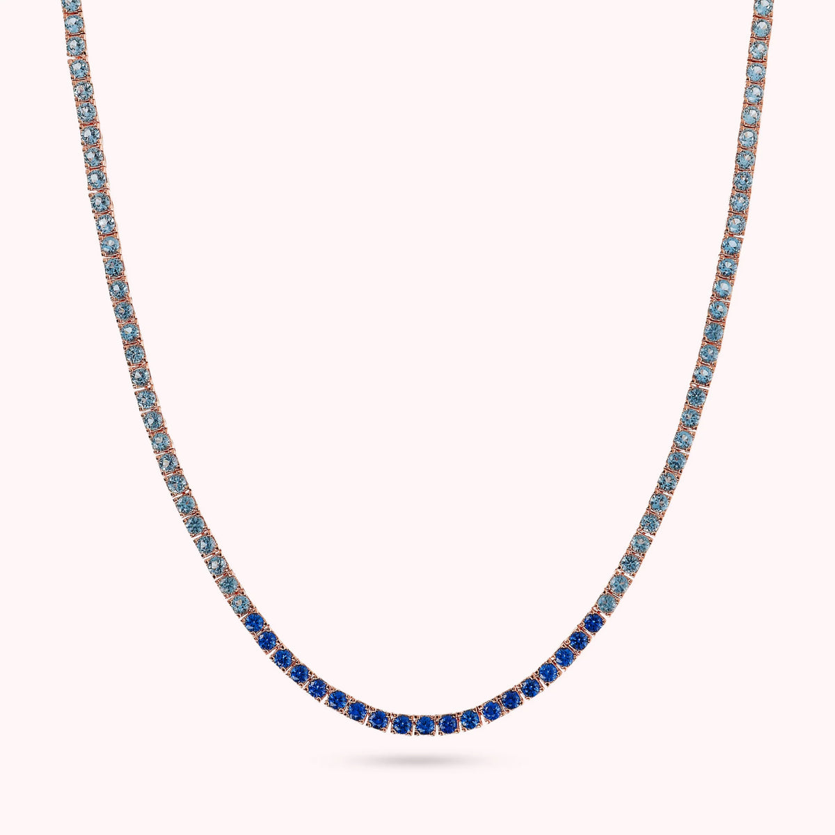 Collana Tennis con Cubic Zirconia Effetto Dégradé