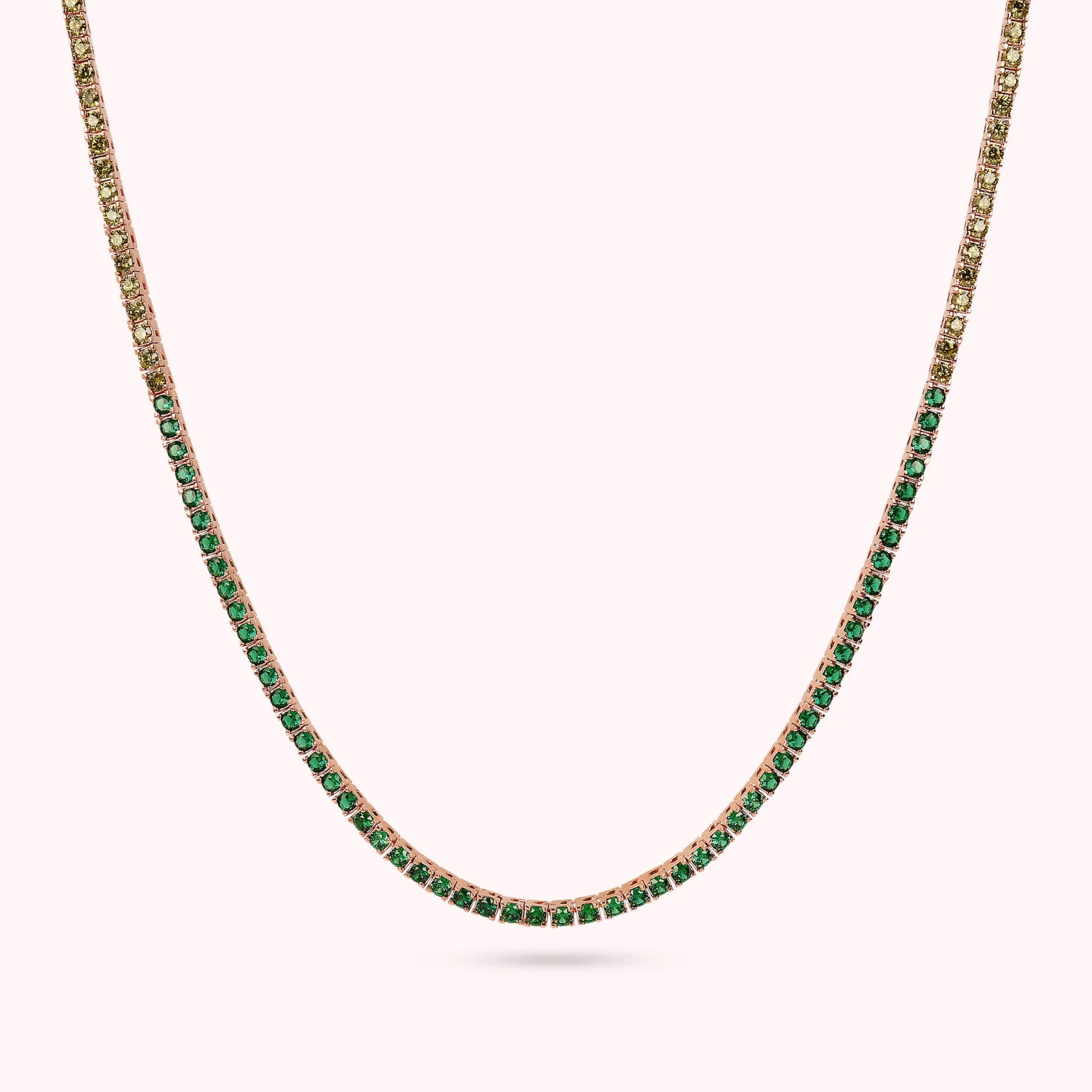 Collana Tennis con Cubic Zirconia Effetto Dégradé